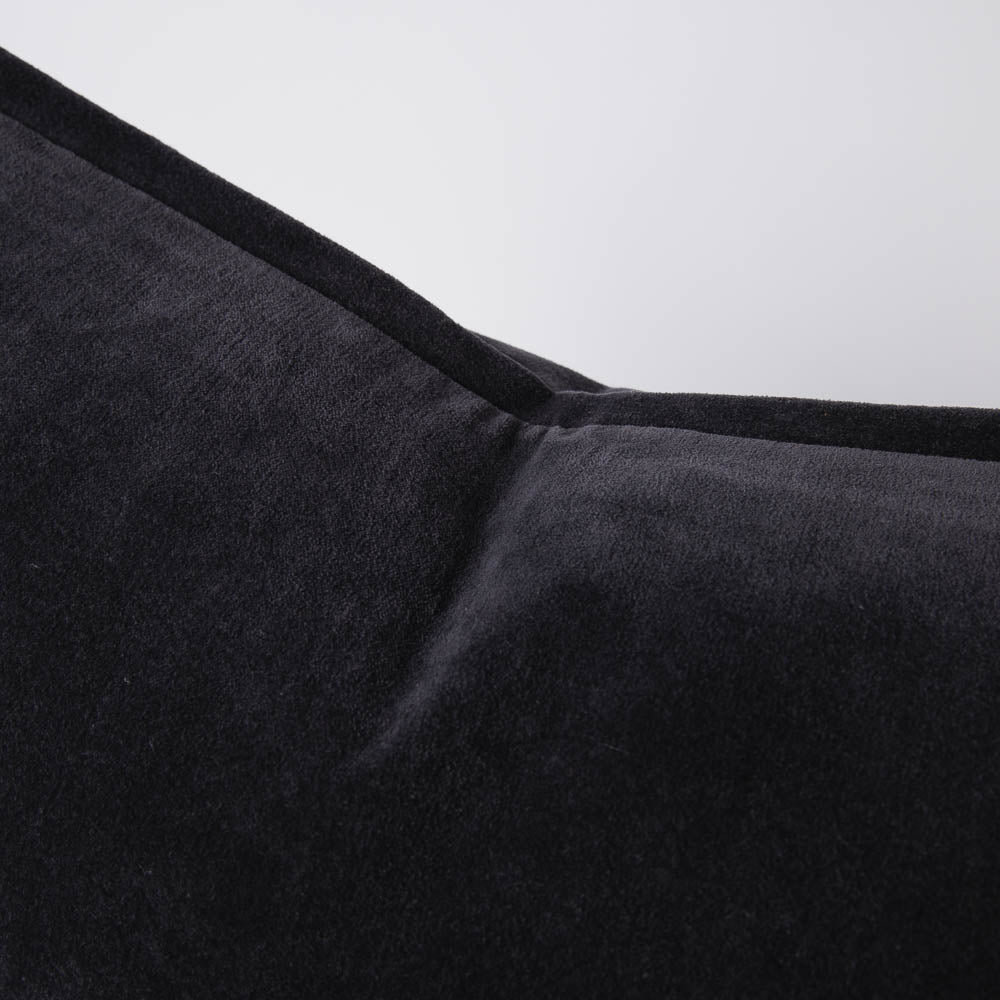 Evelyn Velvet Long Lumbar Cushion - Midnight