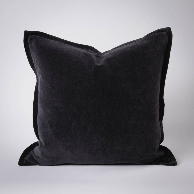 Evelyn Velvet Cushion - Midnight