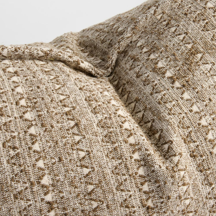 Lowan Cushion - Natural/Chocolate