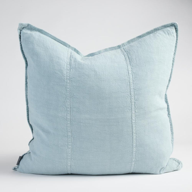 Luca Linen Cushion - Sky