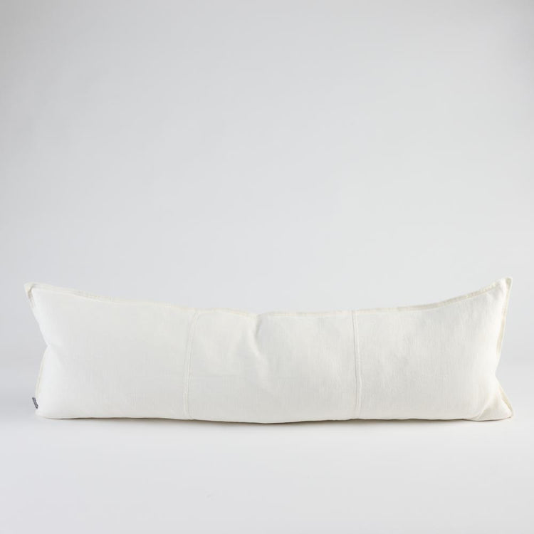 Luca Linen Long Lumbar Cushion - Off White