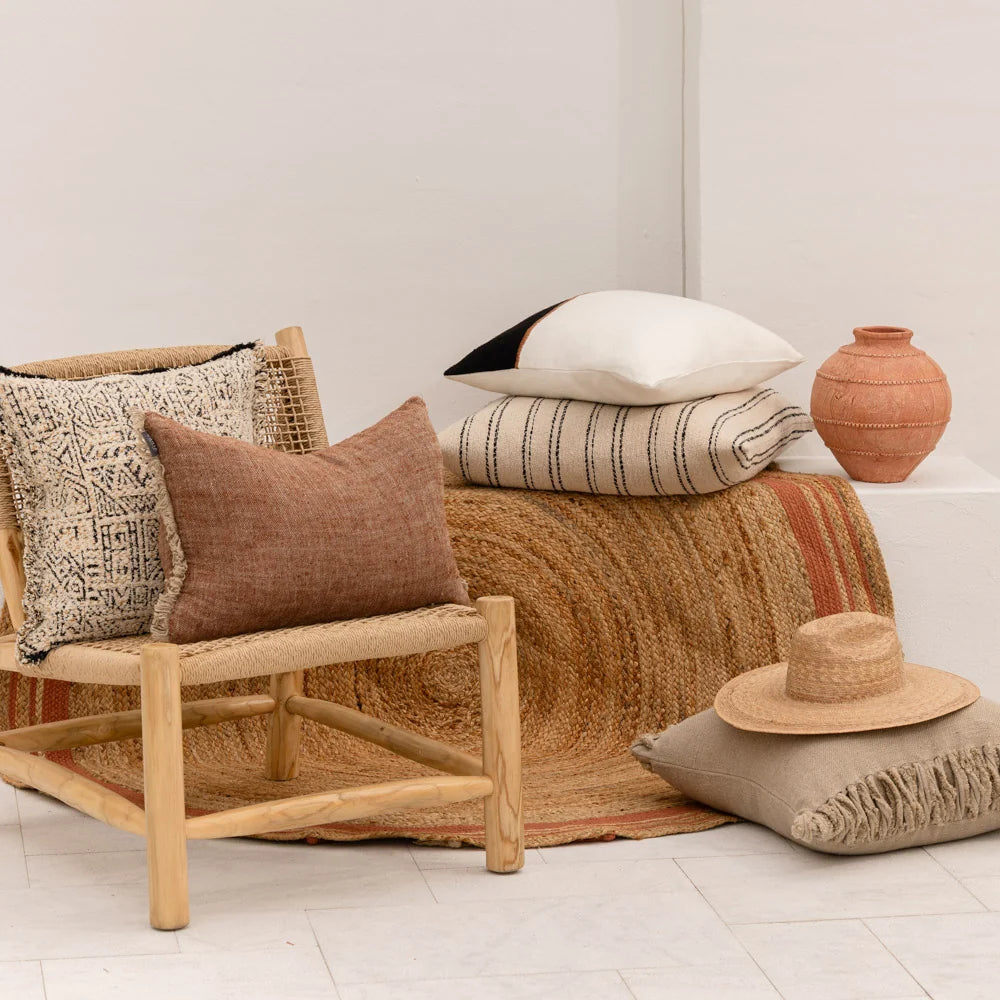 Aperitif Linen Cushion - Natural
