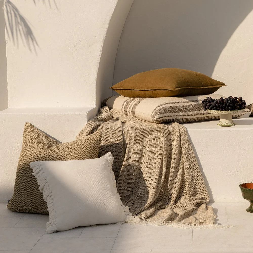 Aperitif Linen Cushion - Off White