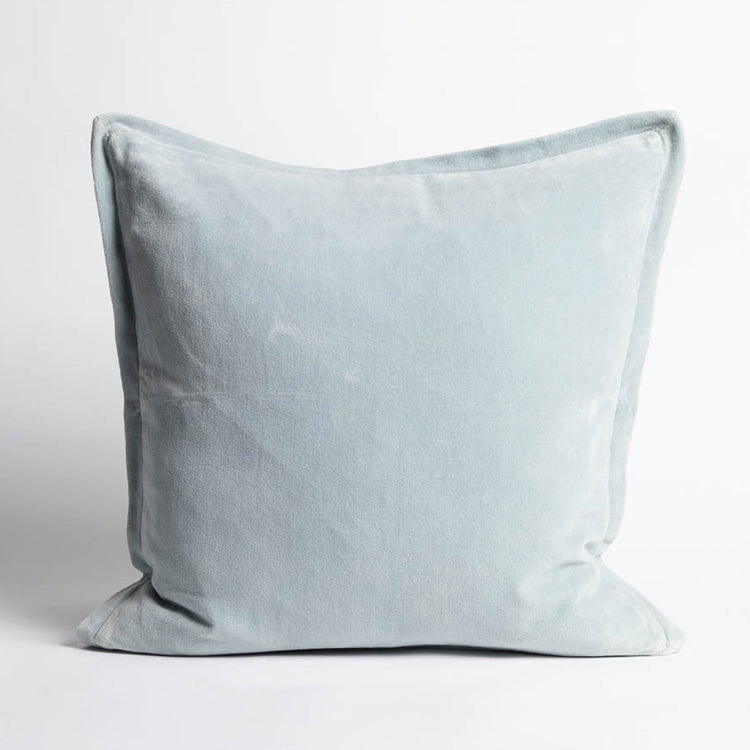 Evelyn Velvet Cushion - Sky