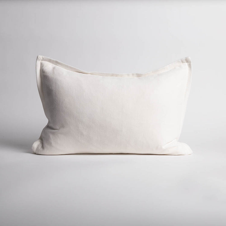 Evelyn Velvet Cushion - Off White