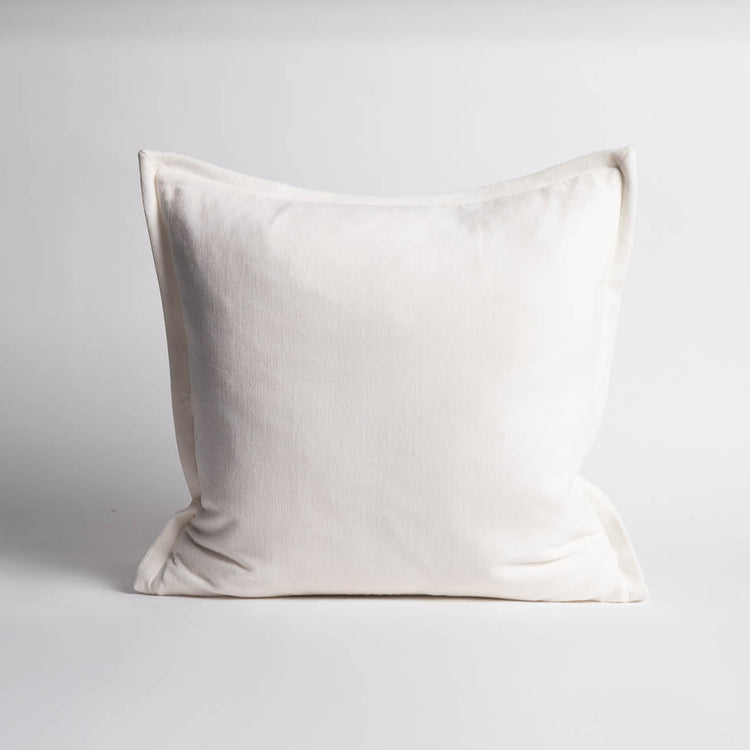 Evelyn Velvet Cushion - Off White