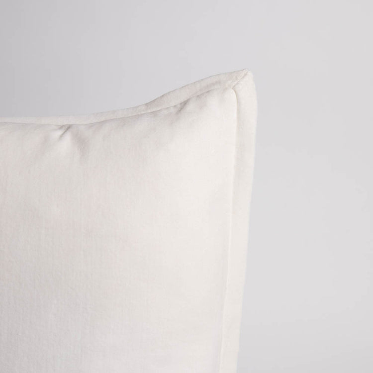 Evelyn Velvet Cushion - Off White
