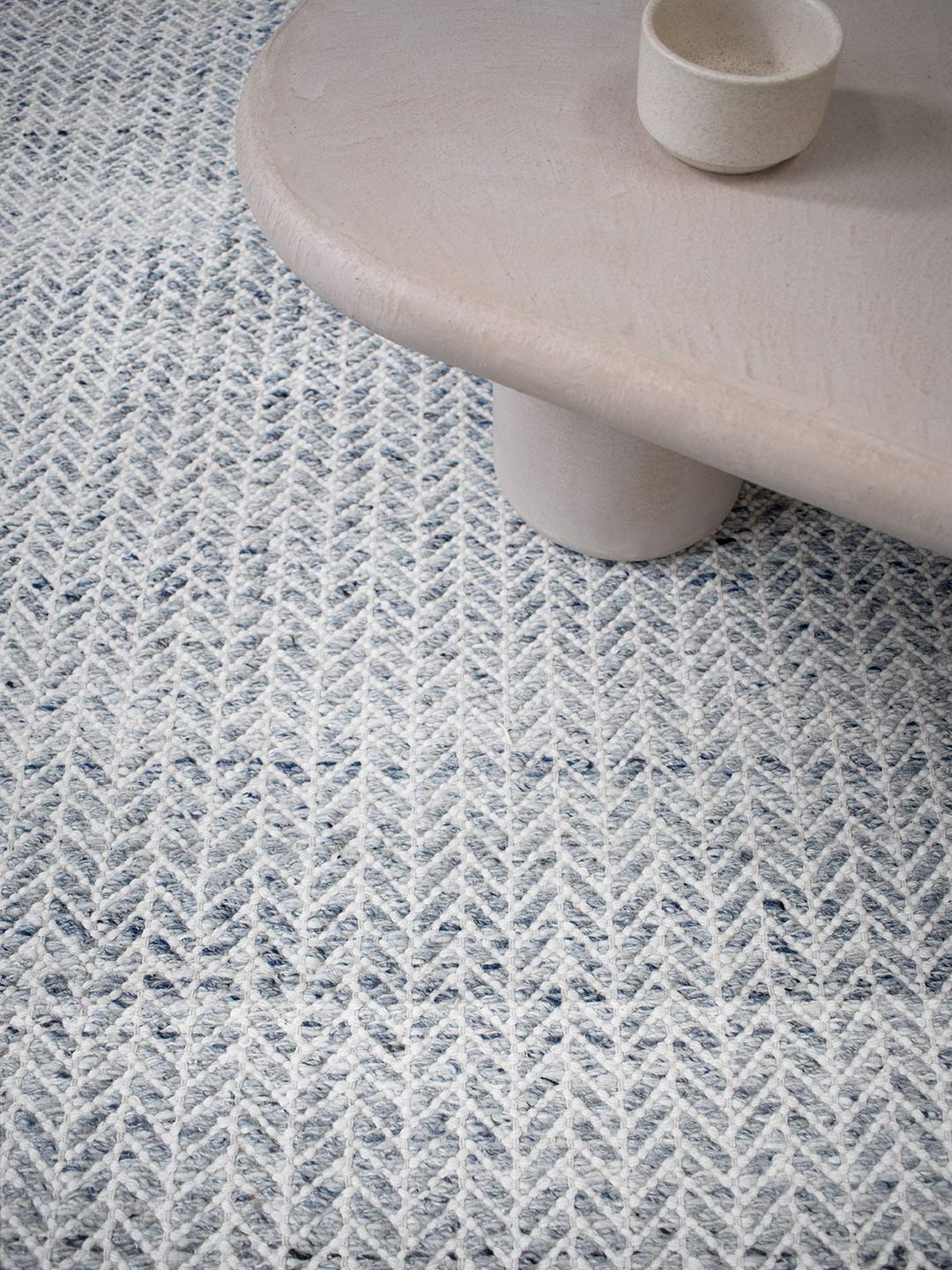Echo Wool Rug - Chambray