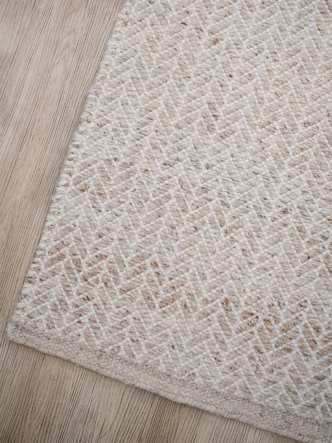 Echo Wool Rug - Flax