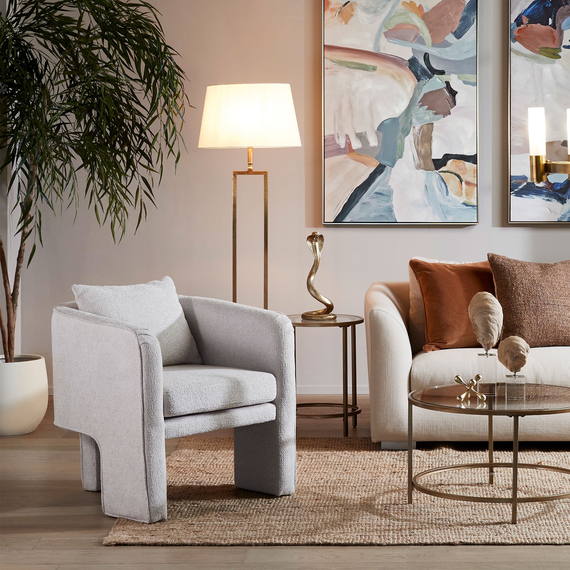 Kennedy Armchair - Natural