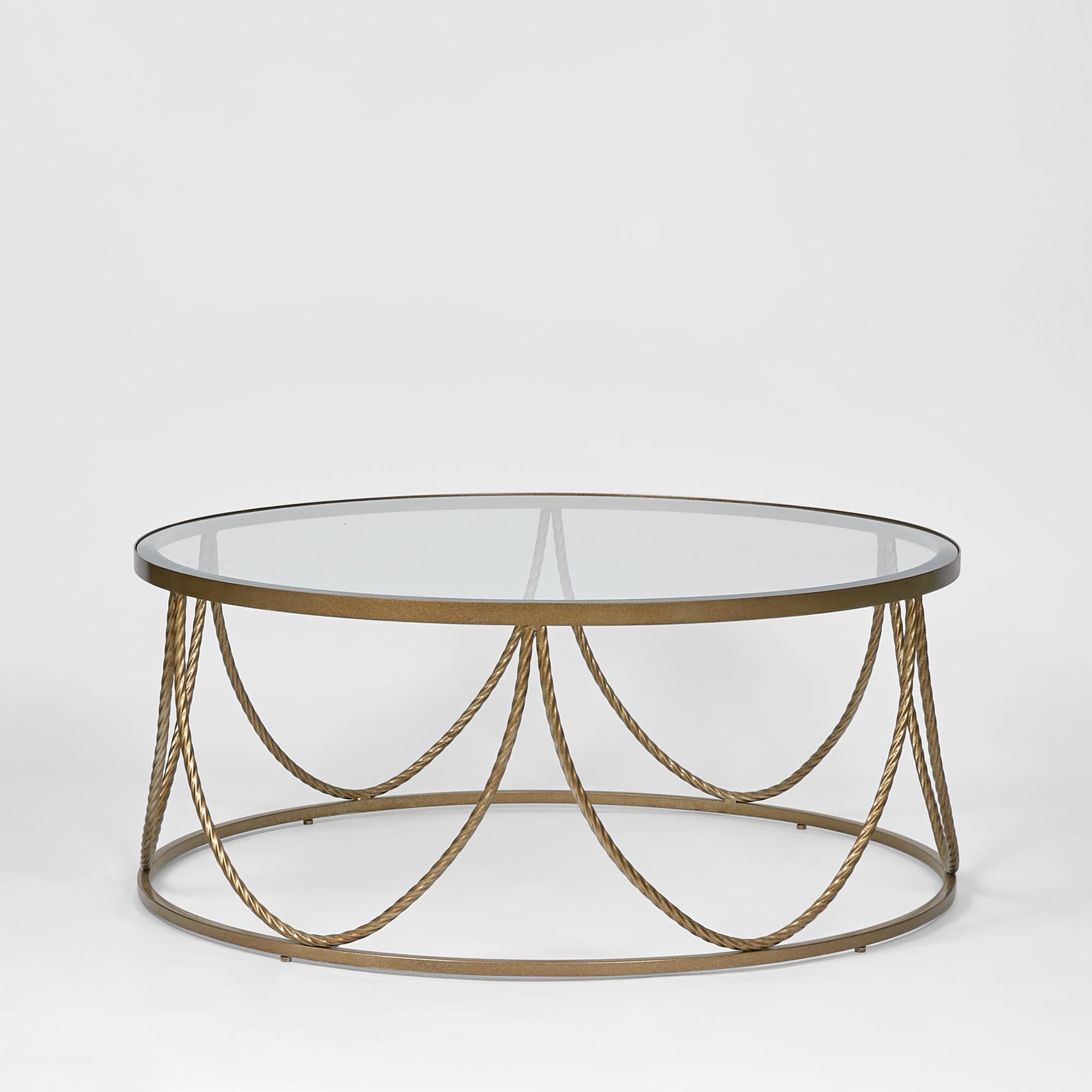 Palais Round Coffee Table - Gold