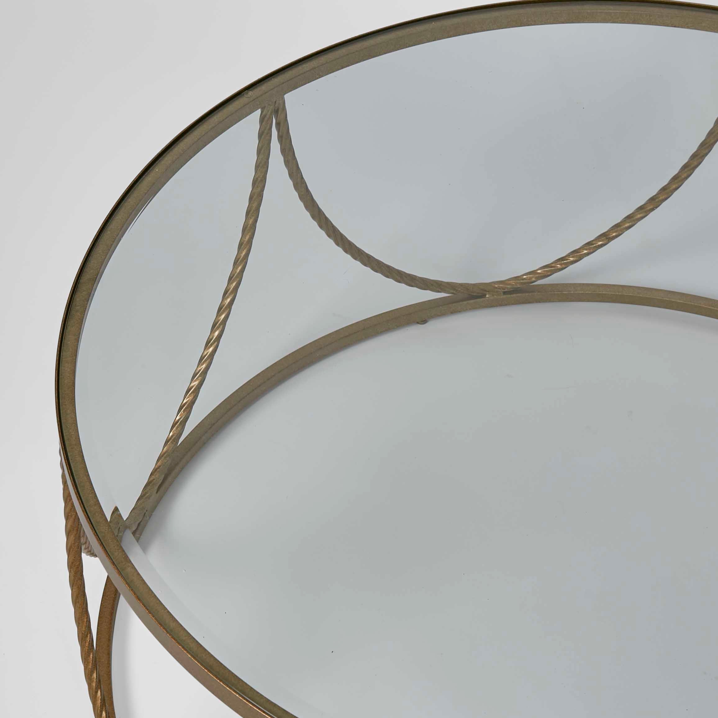 Palais Round Coffee Table - Gold