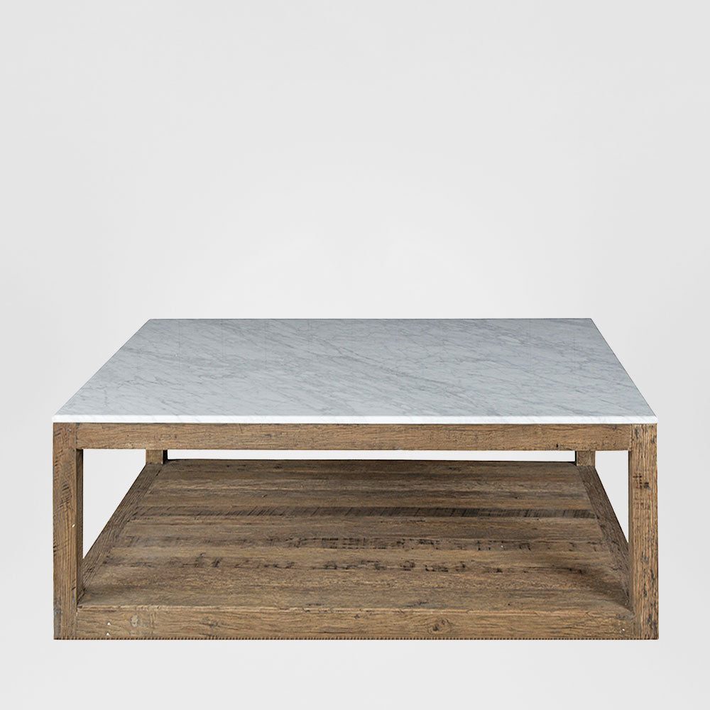 Denver Marble Top Coffee Table - Natural