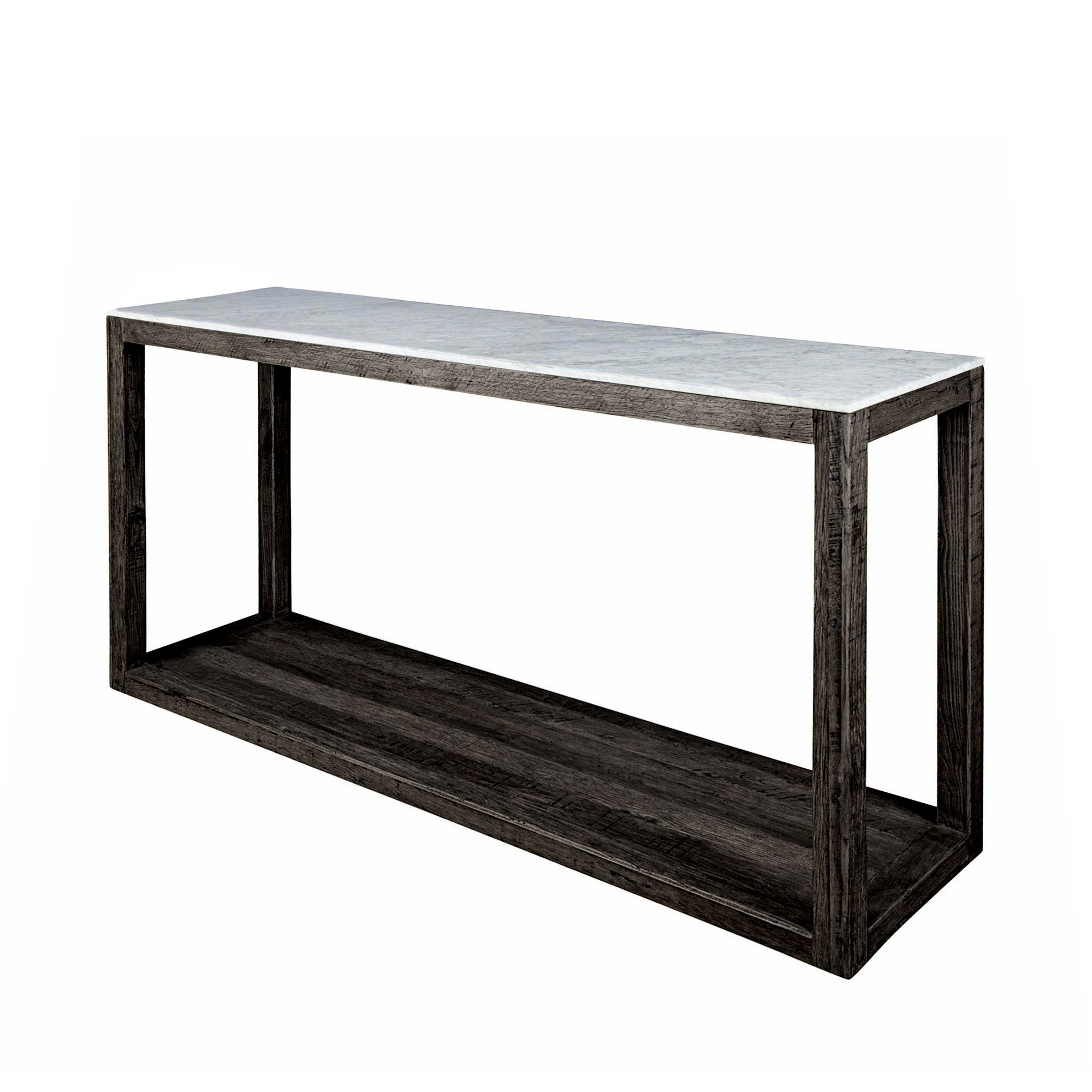 Denver Marble Top Console - Black