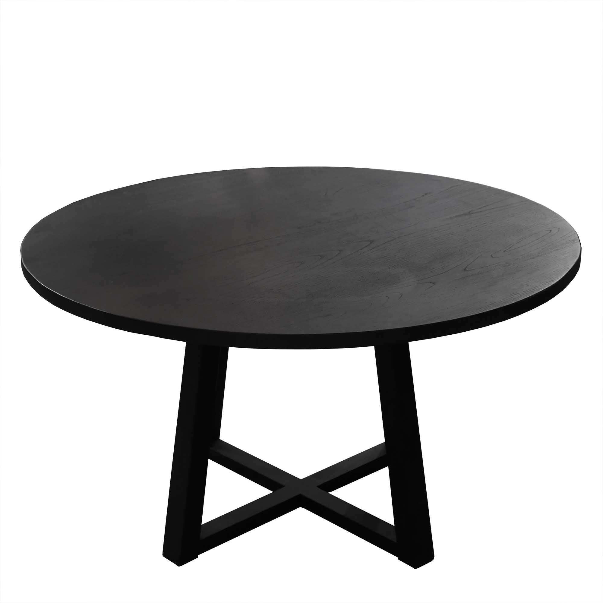 Denver Oak Dining Table - Black