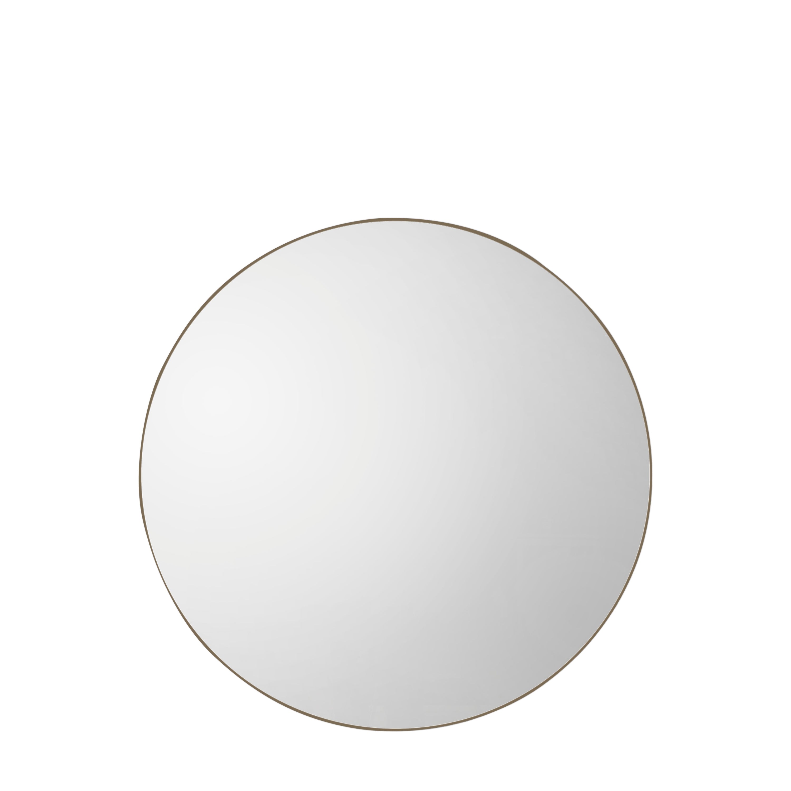 Bowie Round Mirror - Champagne