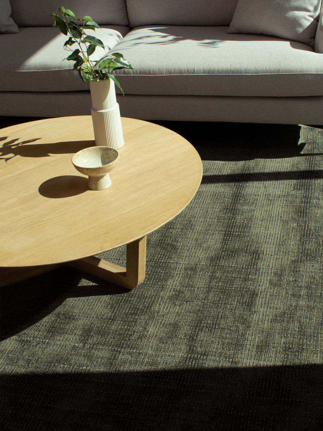 Garcia Wool & Artsilk Rug - Olive