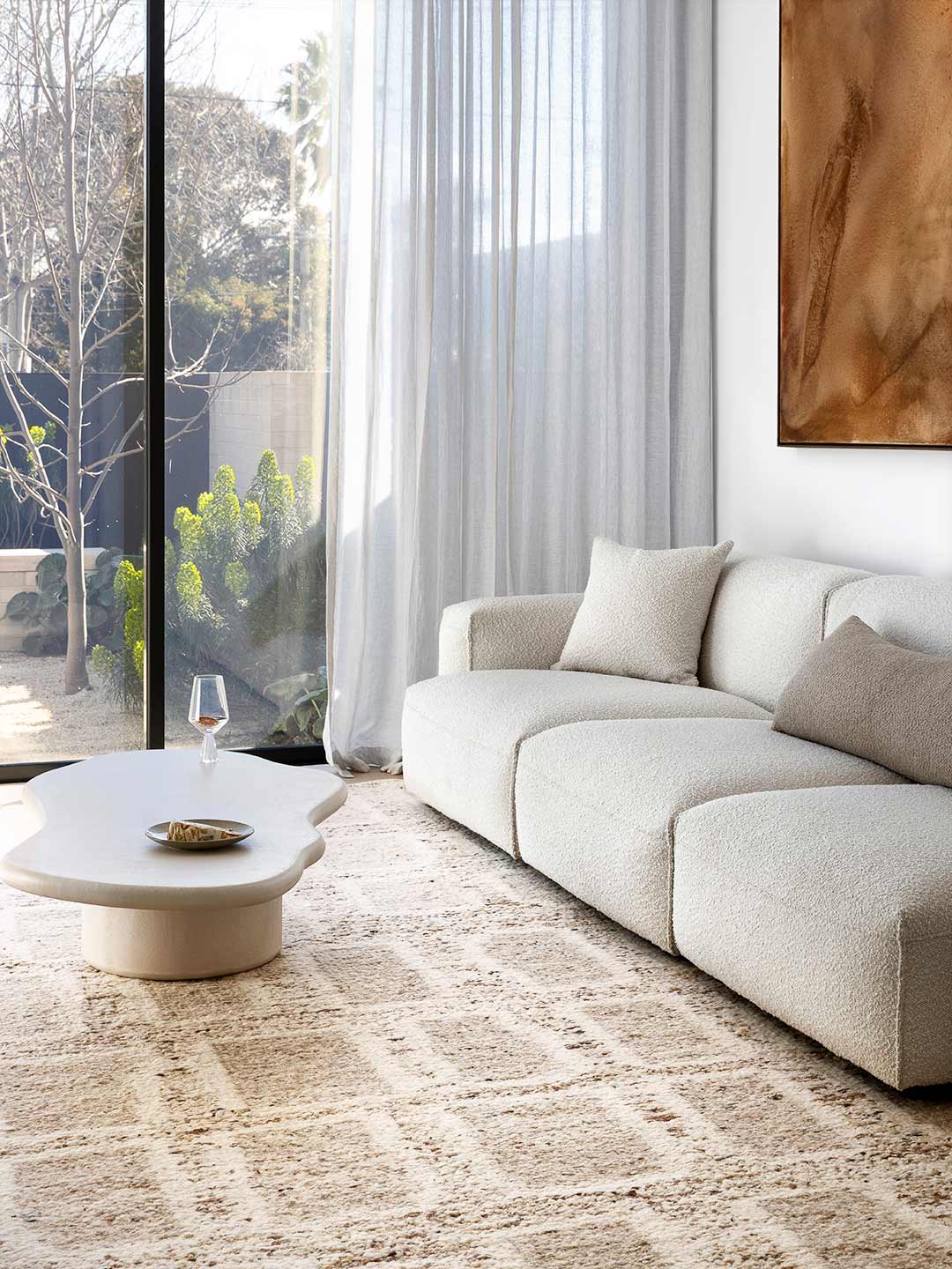 Heras Wool Rug - Sand