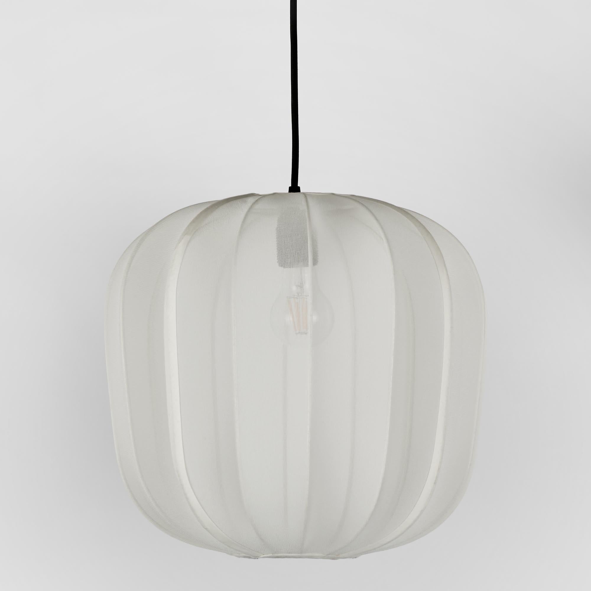 Pumpkin Ceiling Pendant Medium - Ivory