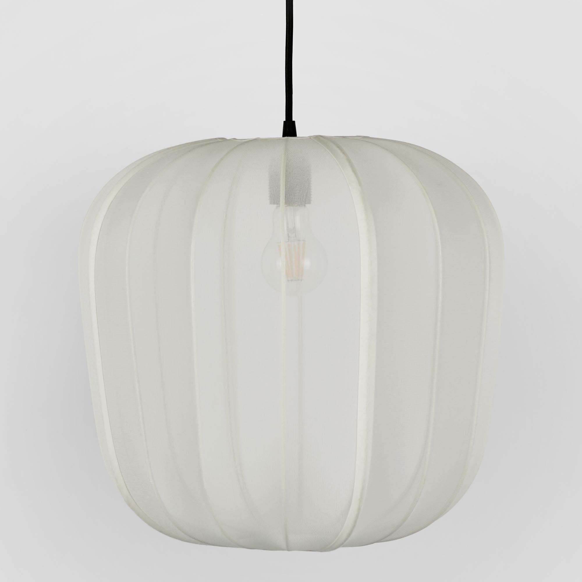 Pumpkin Ceiling Pendant Large - Ivory