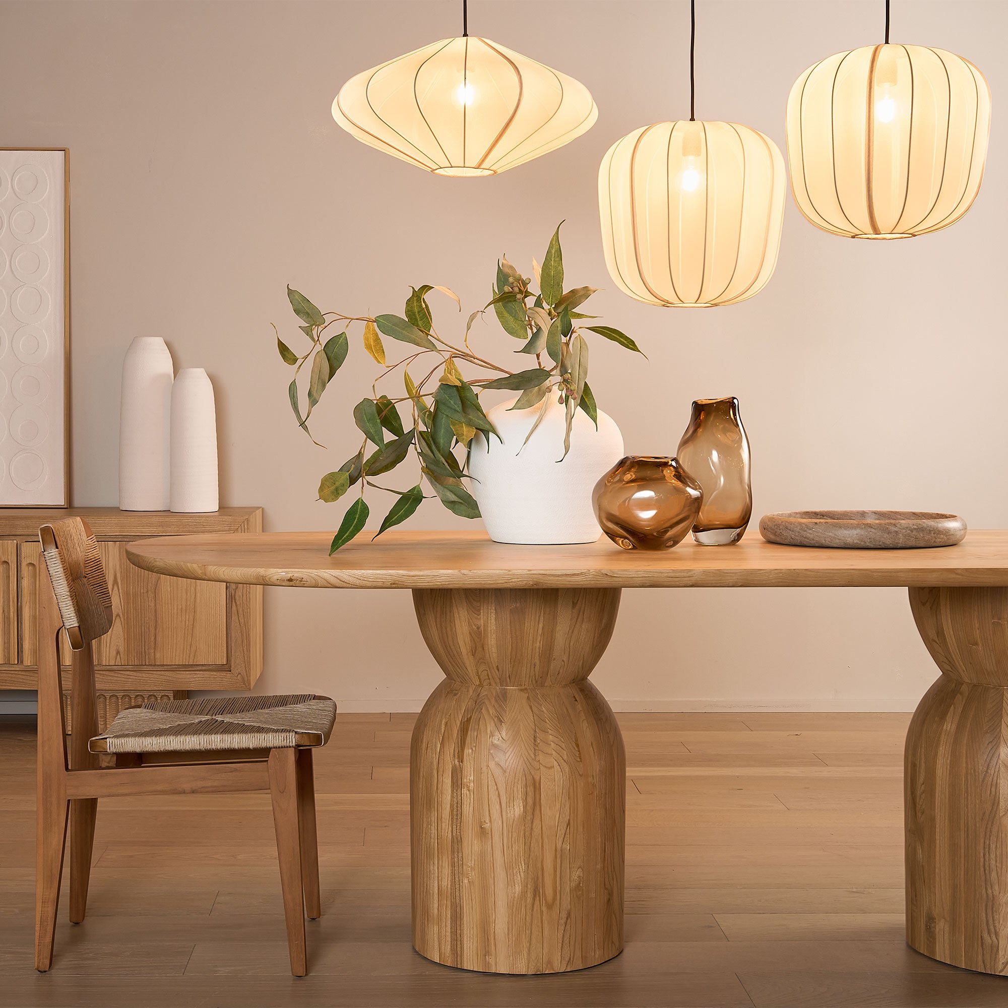 Olive Dining Table Oval - Natural