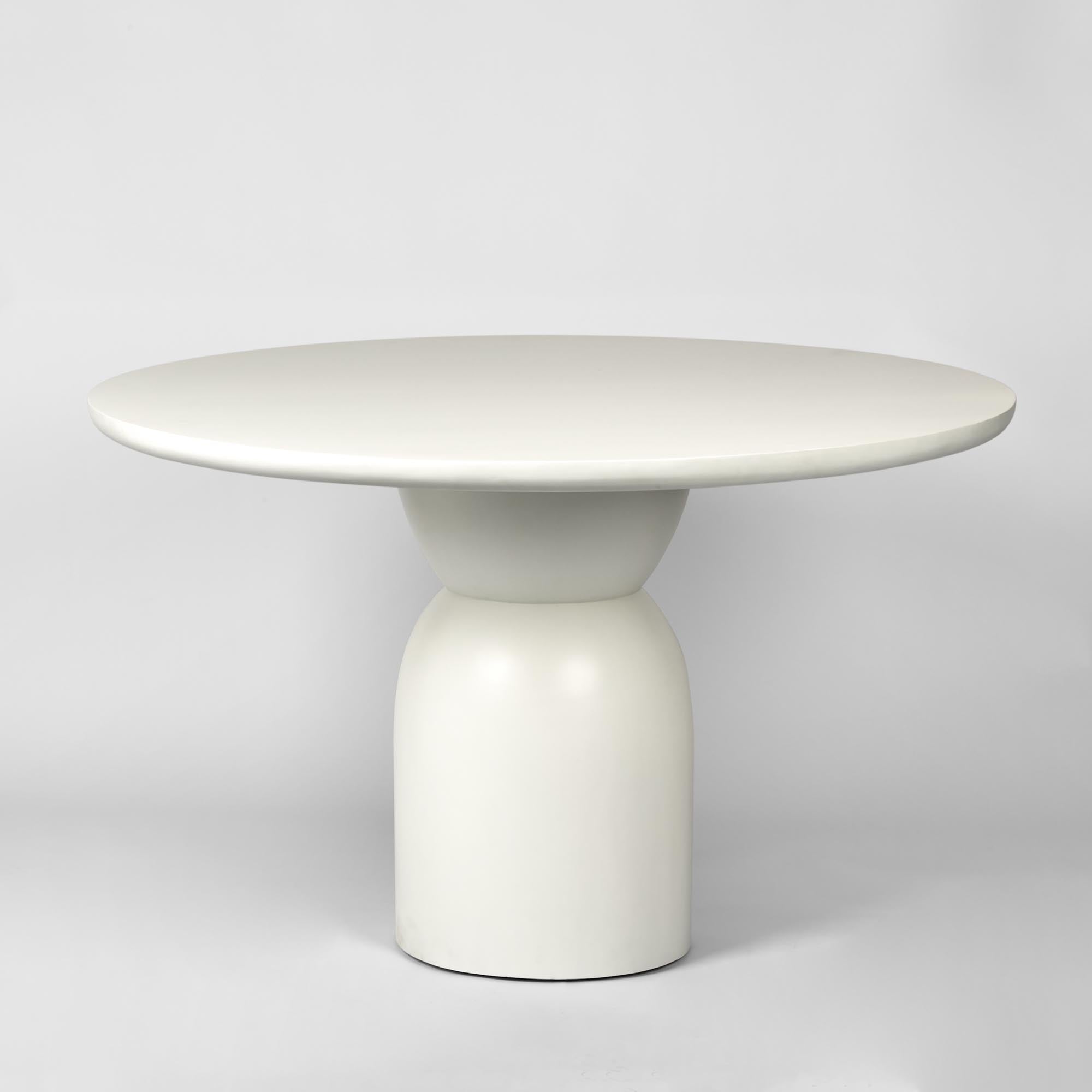 Olive Round Dining Table - White