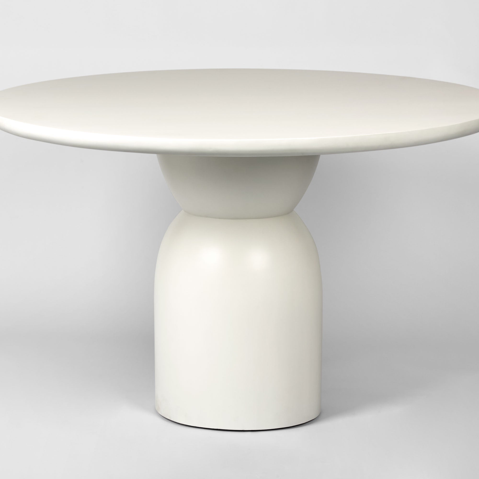 Olive Round Dining Table - White