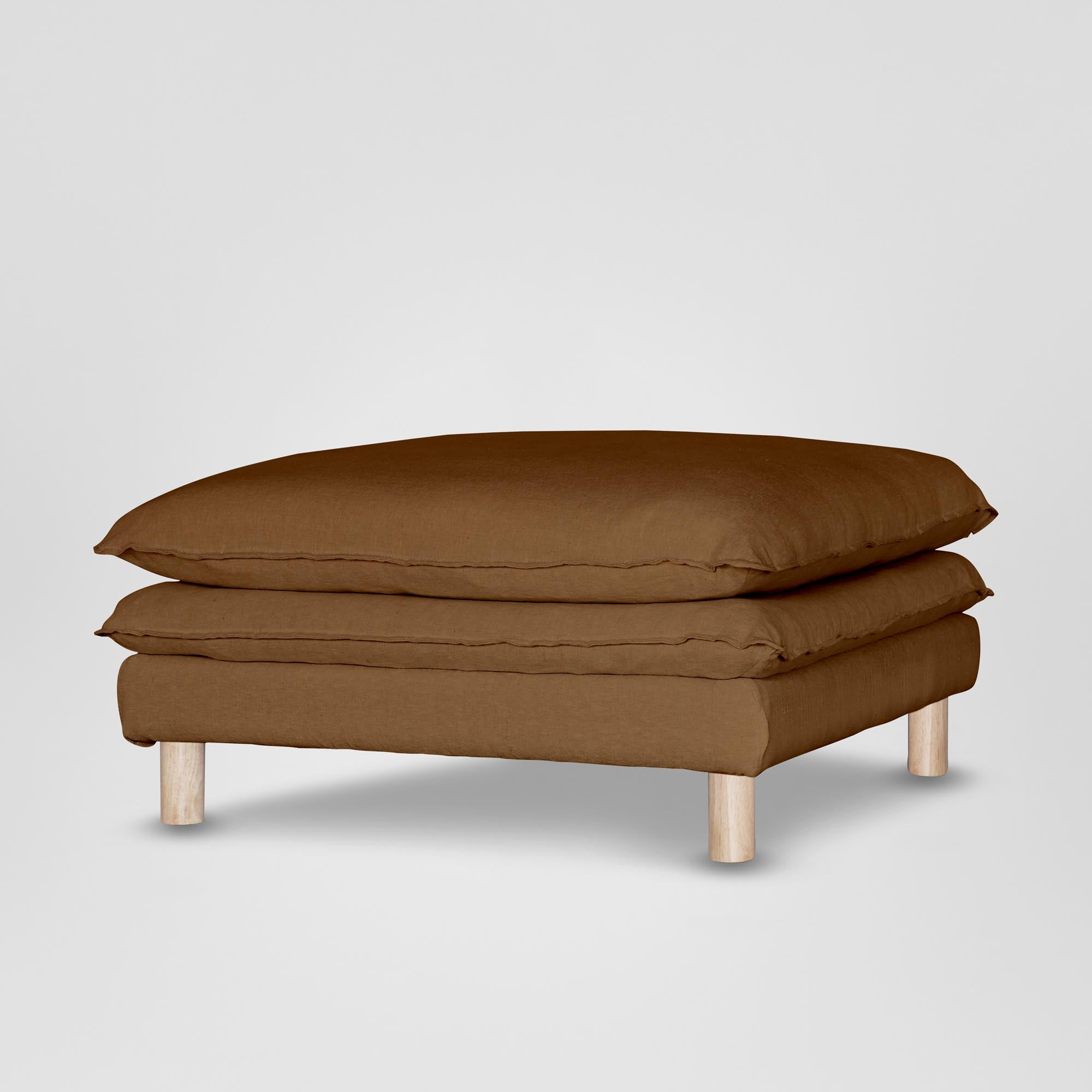 Aura Ottoman - Brown