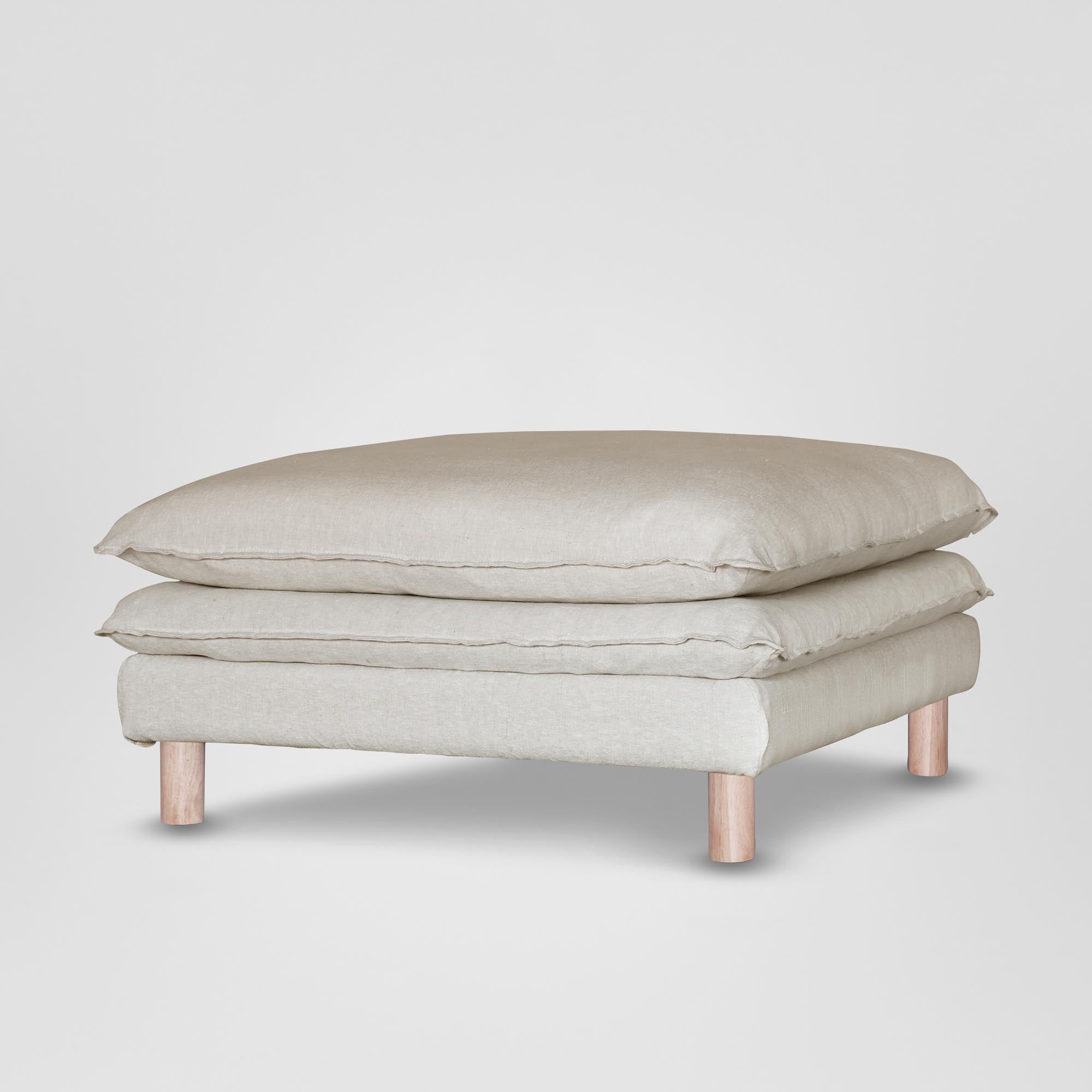 Aura Ottoman - Natural