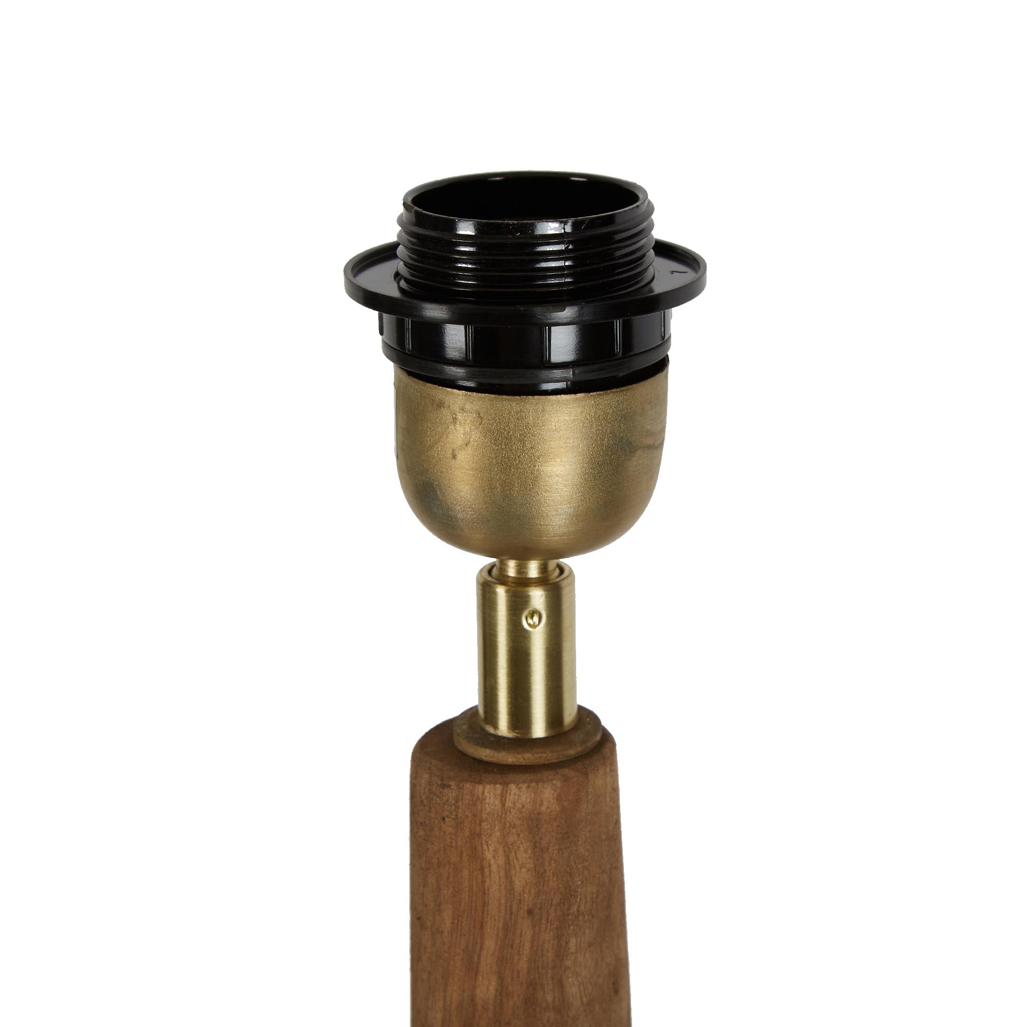 Lancia Floor Lamp Large - Dark Natural