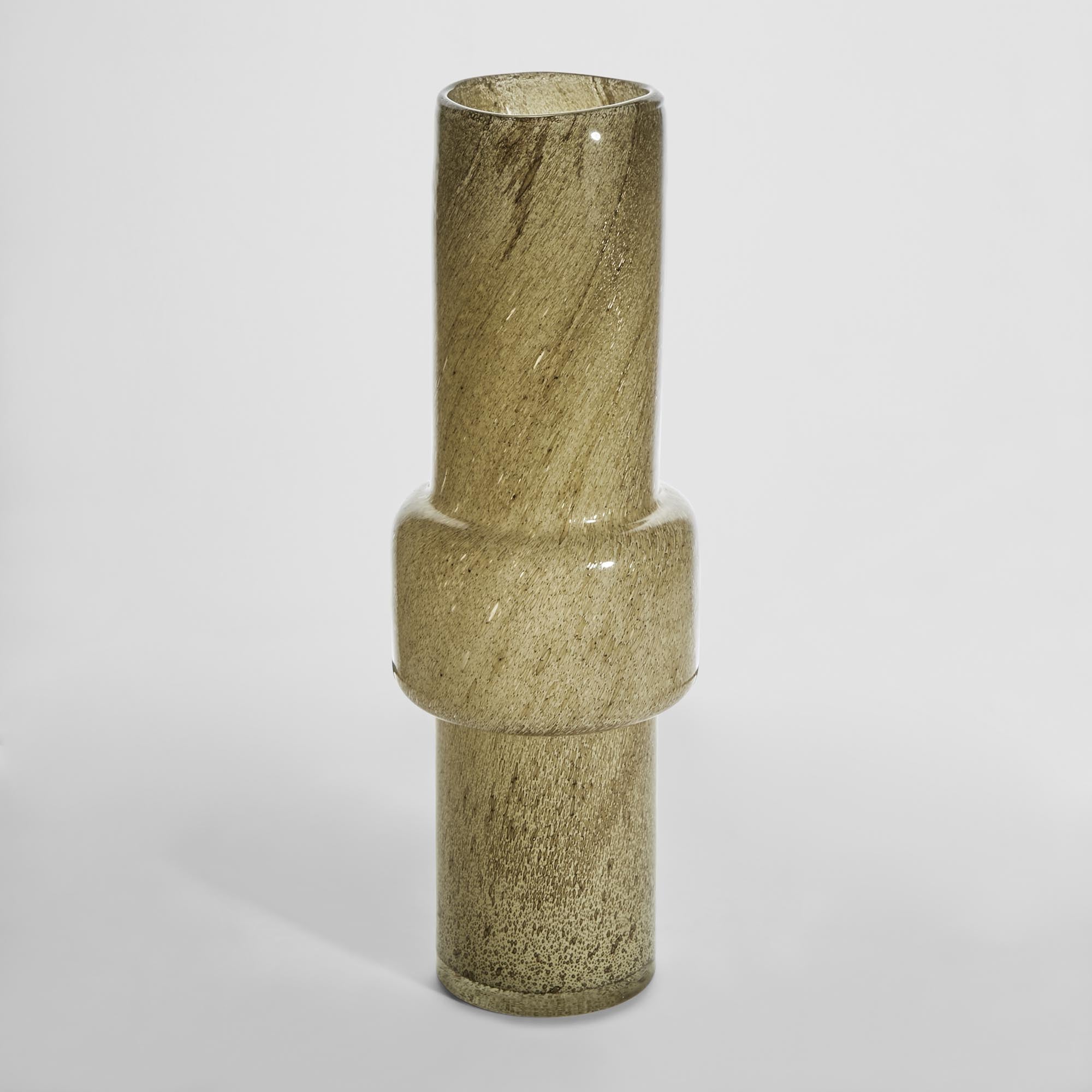 Ara Tall Glass Vase - Sand