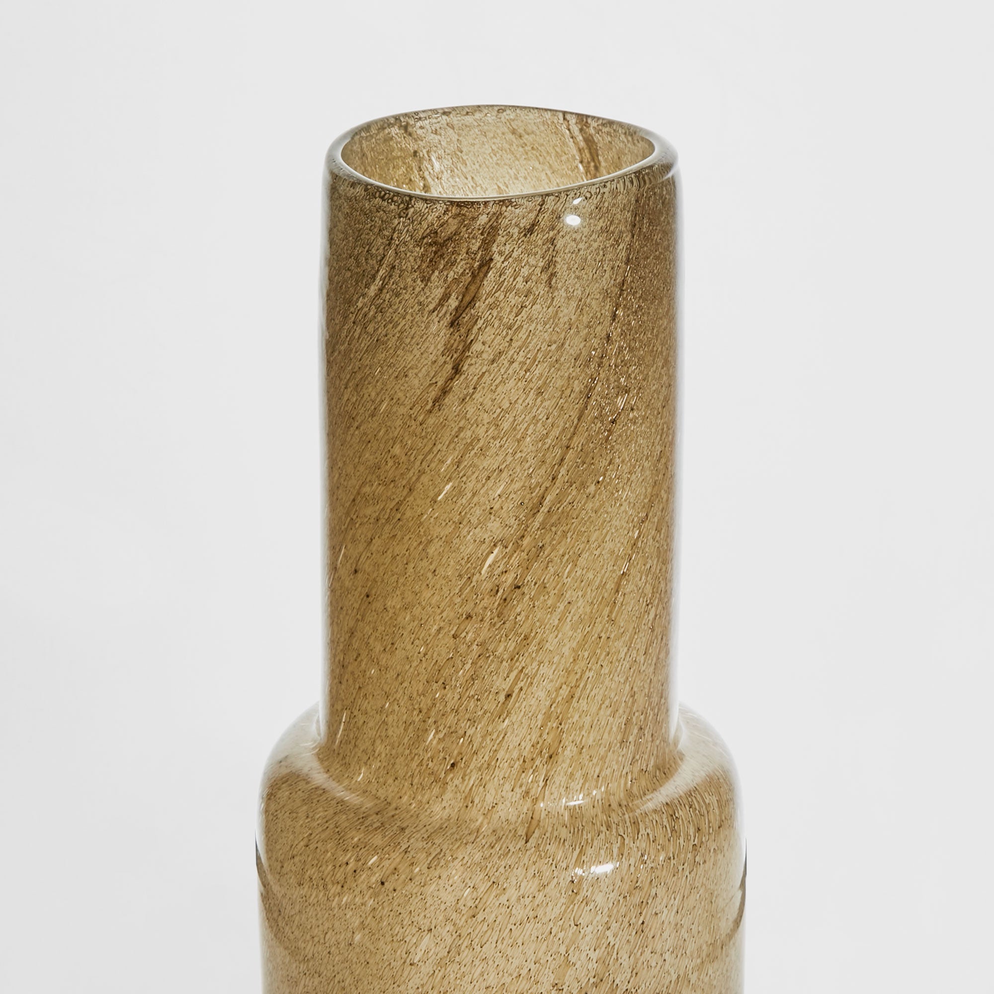 Ara Tall Glass Vase - Sand