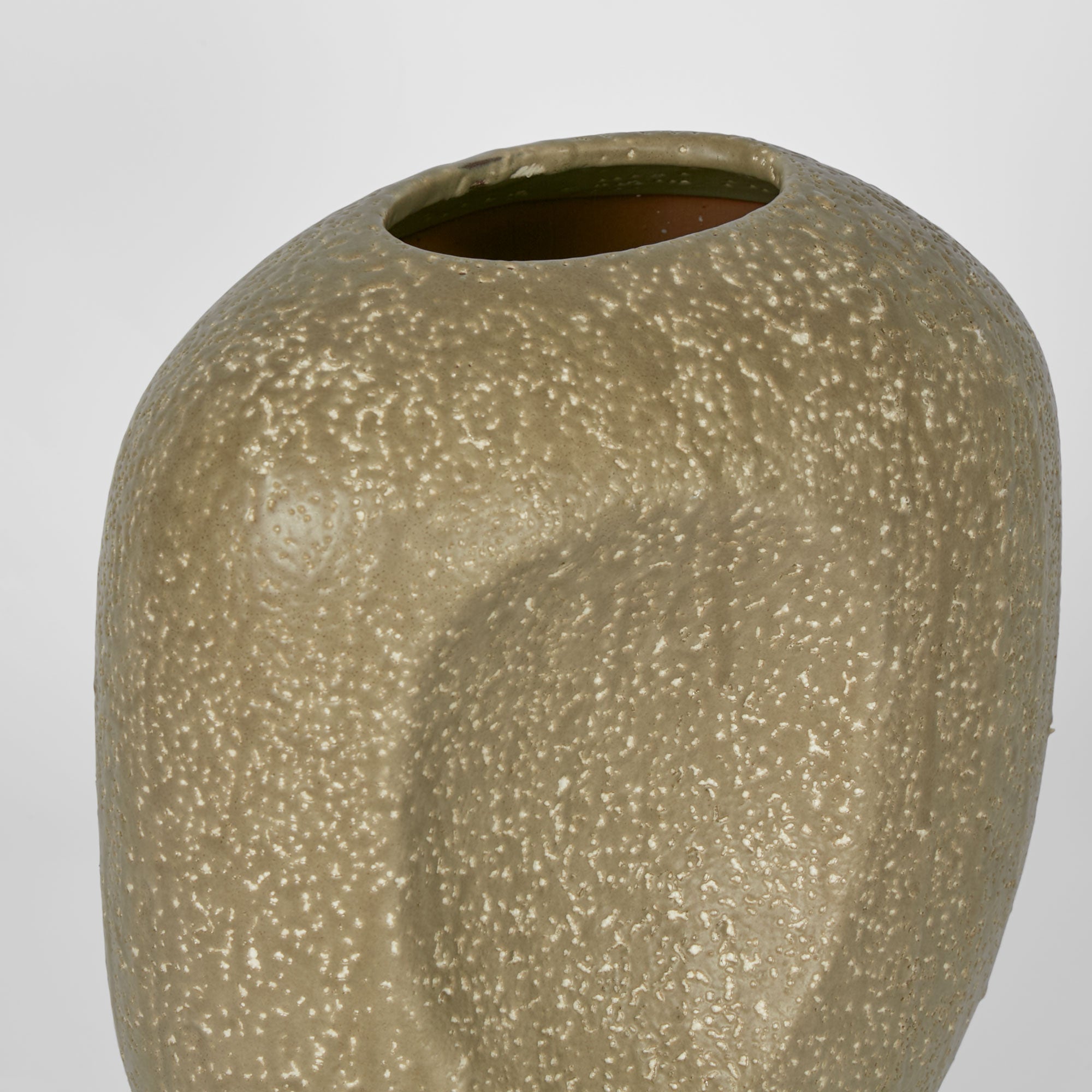 Scallop Vase Large - Olive