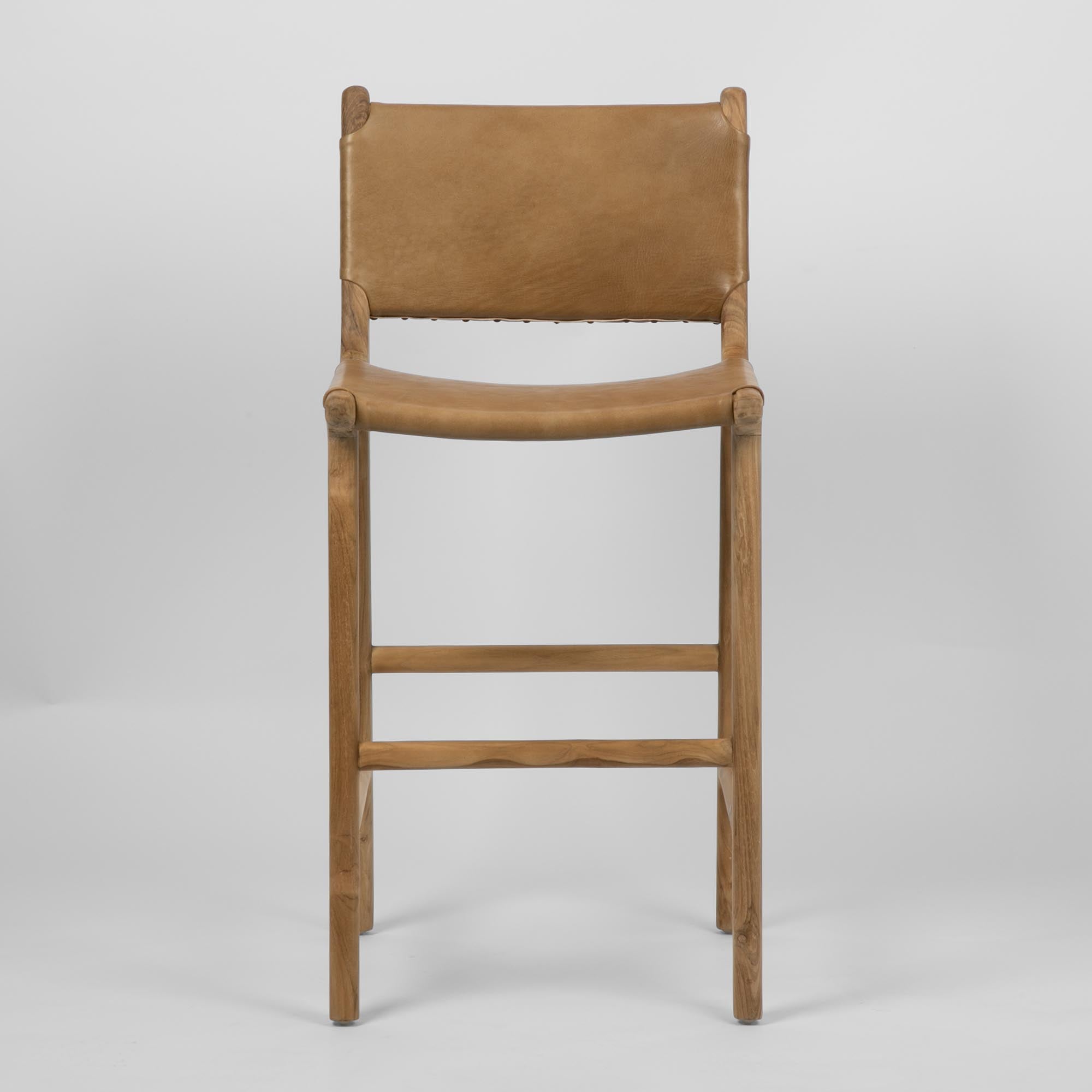 Marvin Bar Stool High Back - Toffee