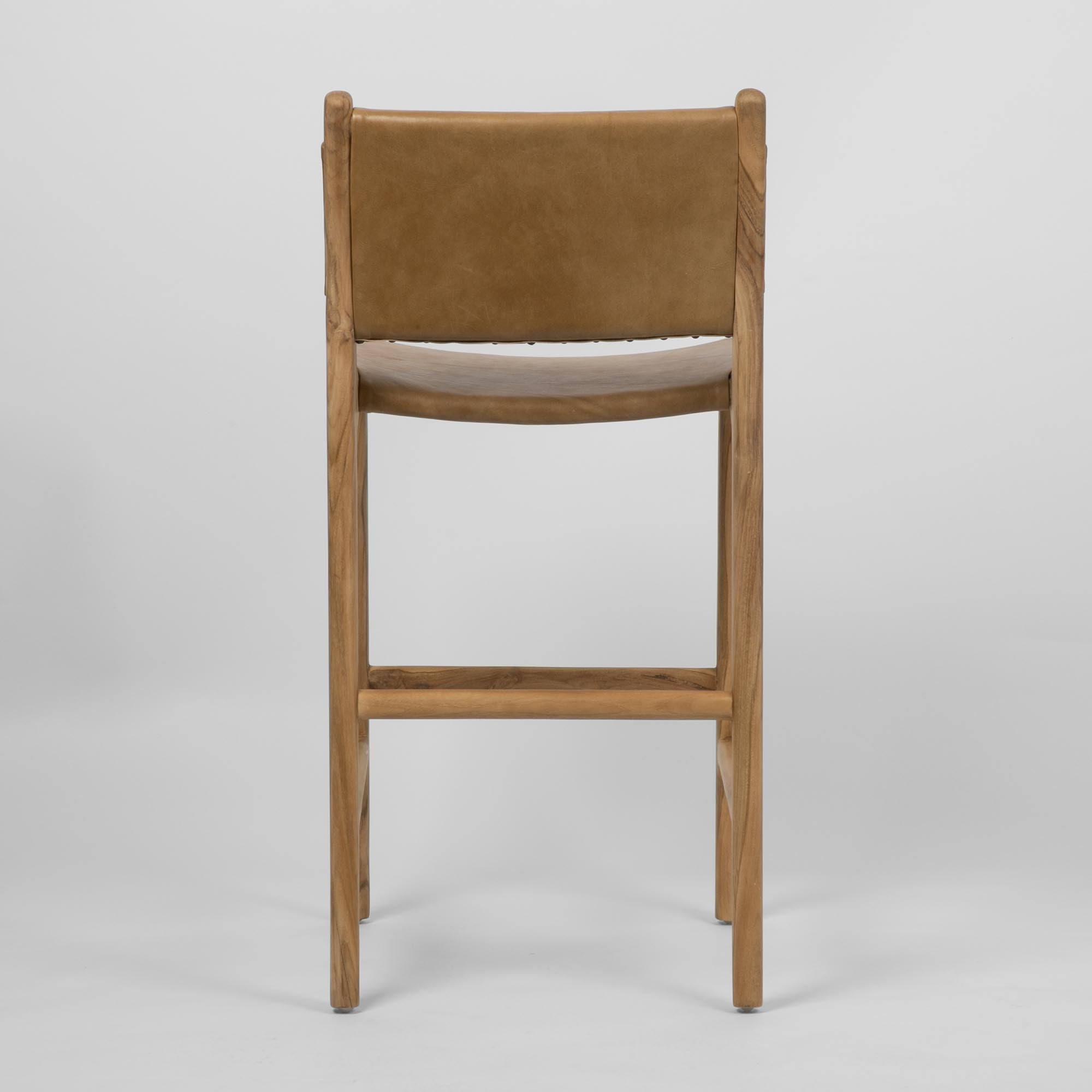 Marvin Bar Stool High Back - Toffee