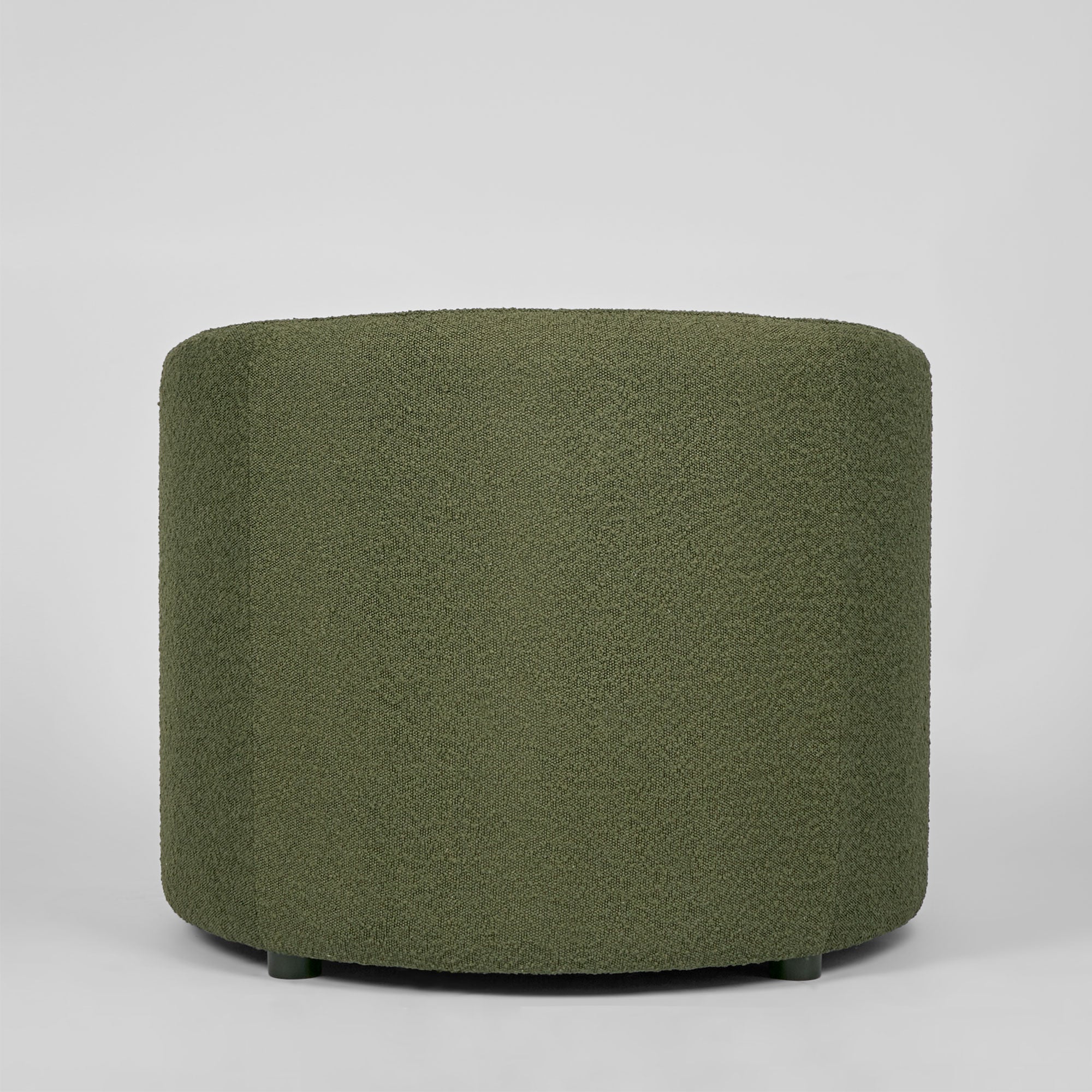 Plume Arm Chair - Olive Boucle