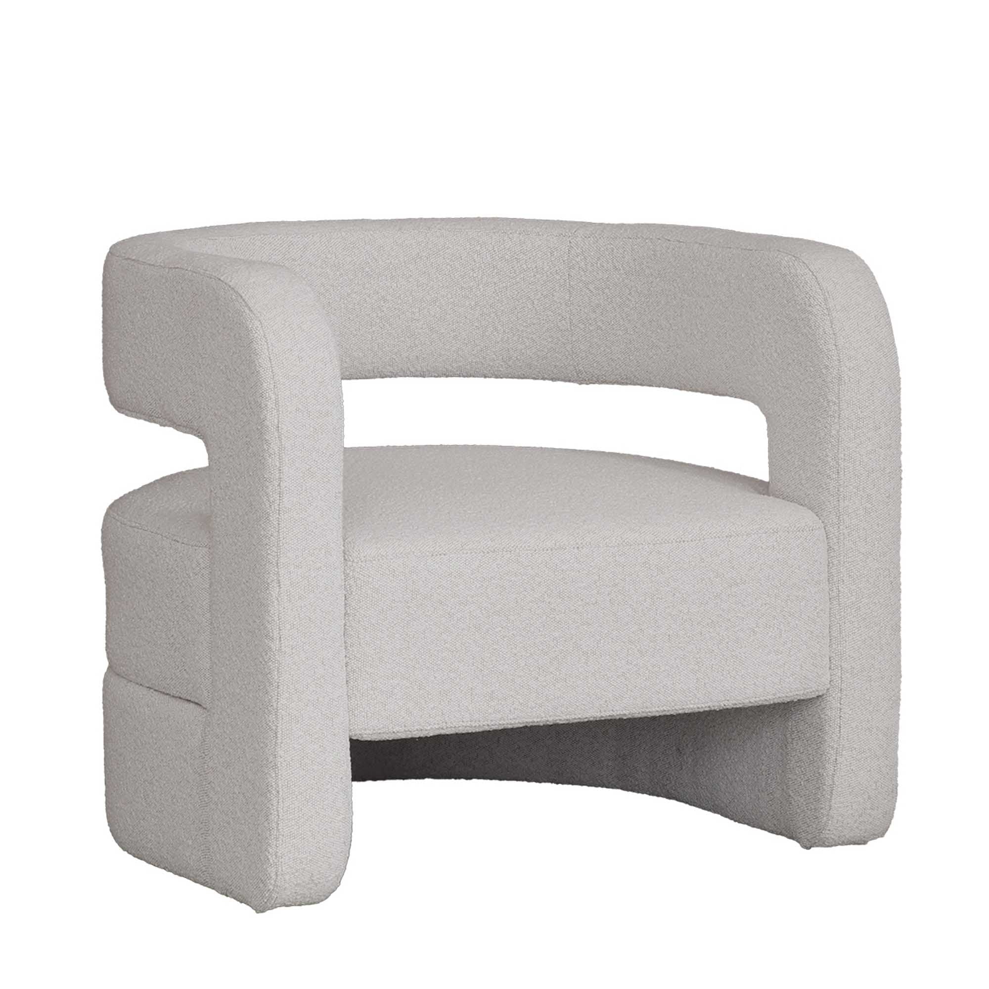 Cleo Arm Chair - Vanilla Boucle