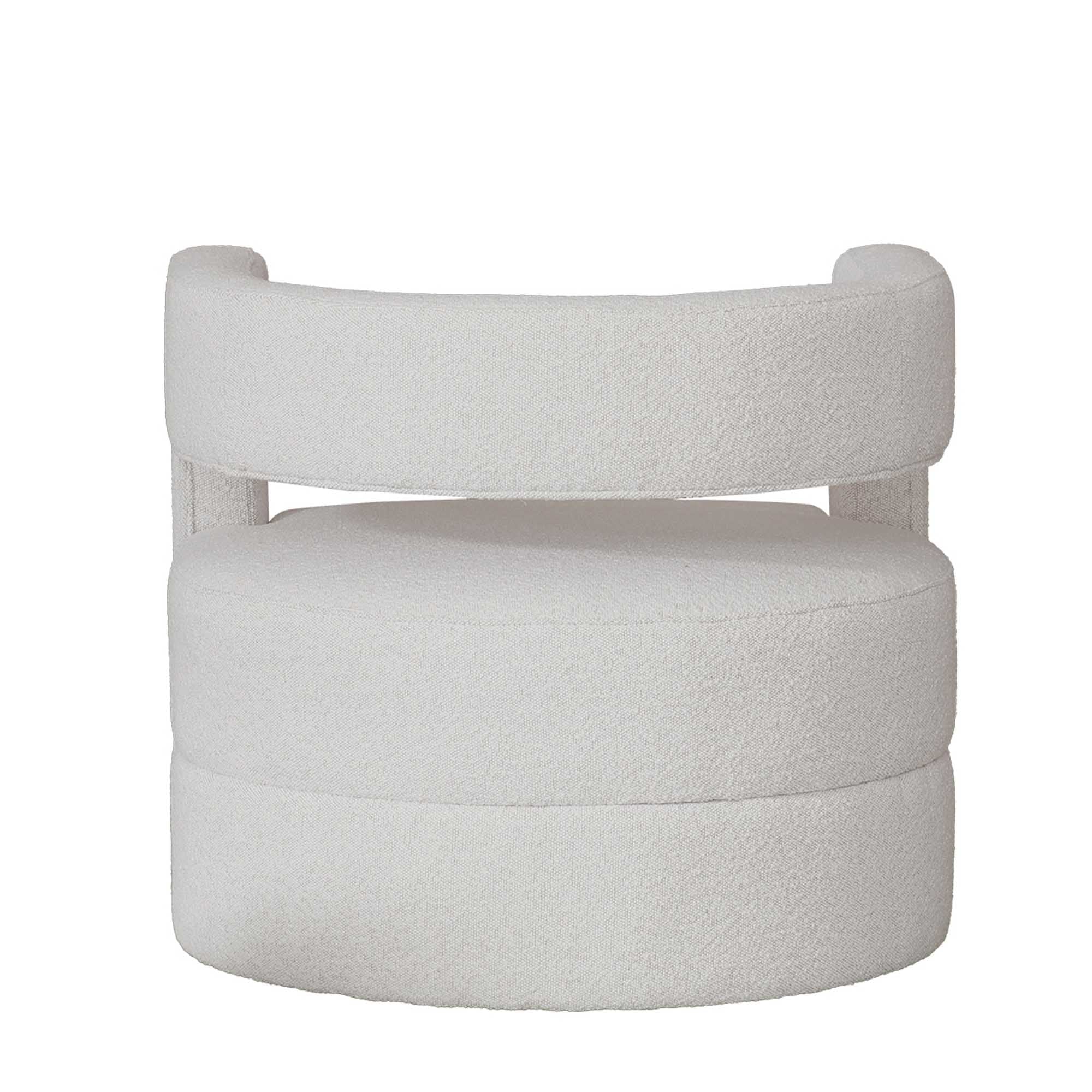 Cleo Arm Chair - Vanilla Boucle