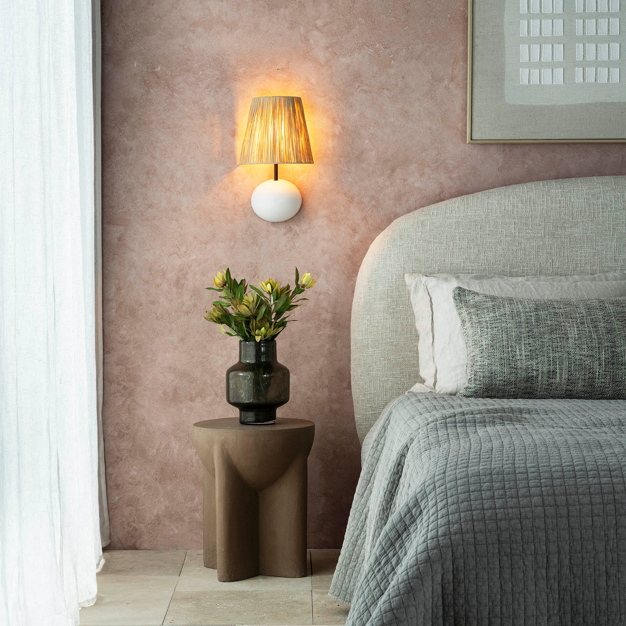 Vassili Side Table - Clay