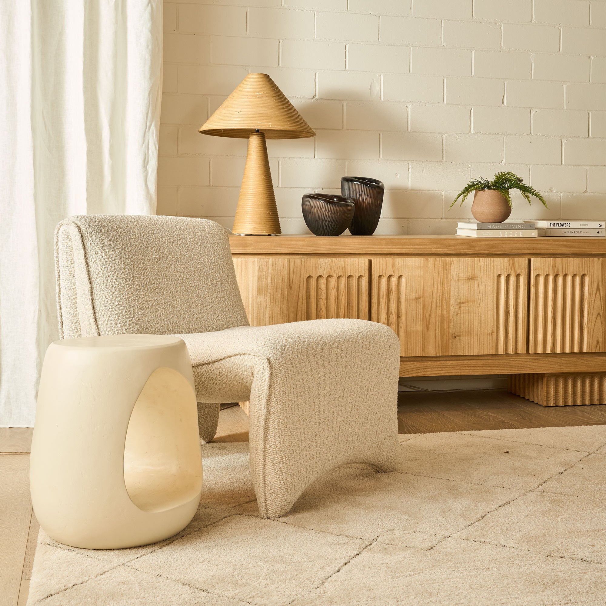 Livi Occasional Arm Chair - Boucle