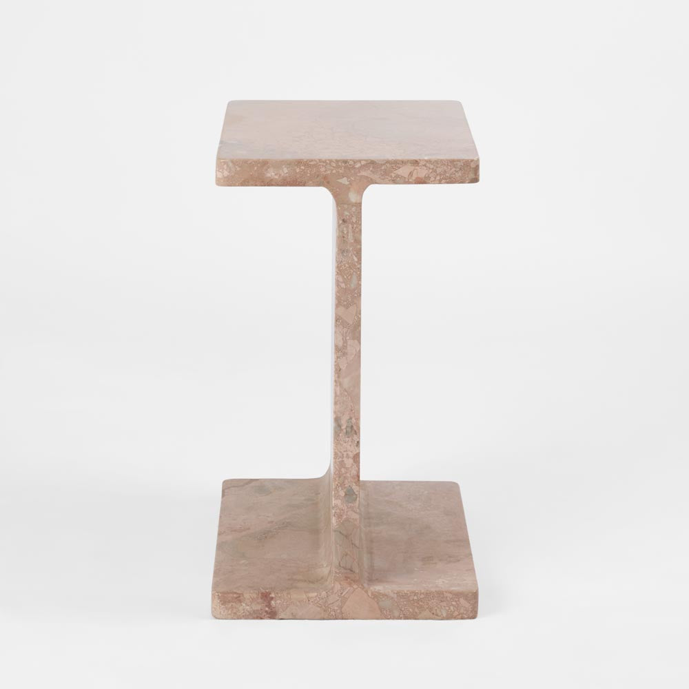 Iza I-Beam Side Table - Pink
