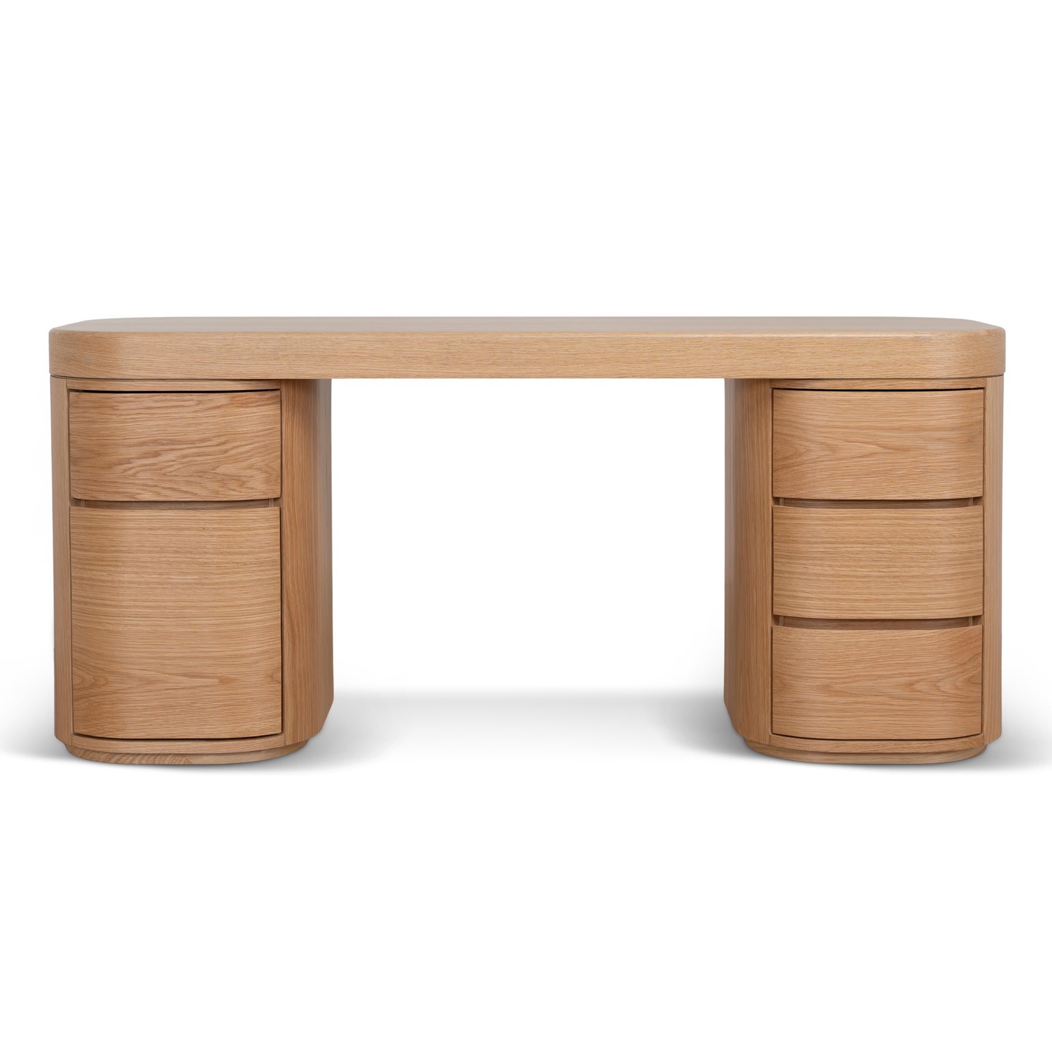 Solvia 1.7m Office Desk - Natural Oak