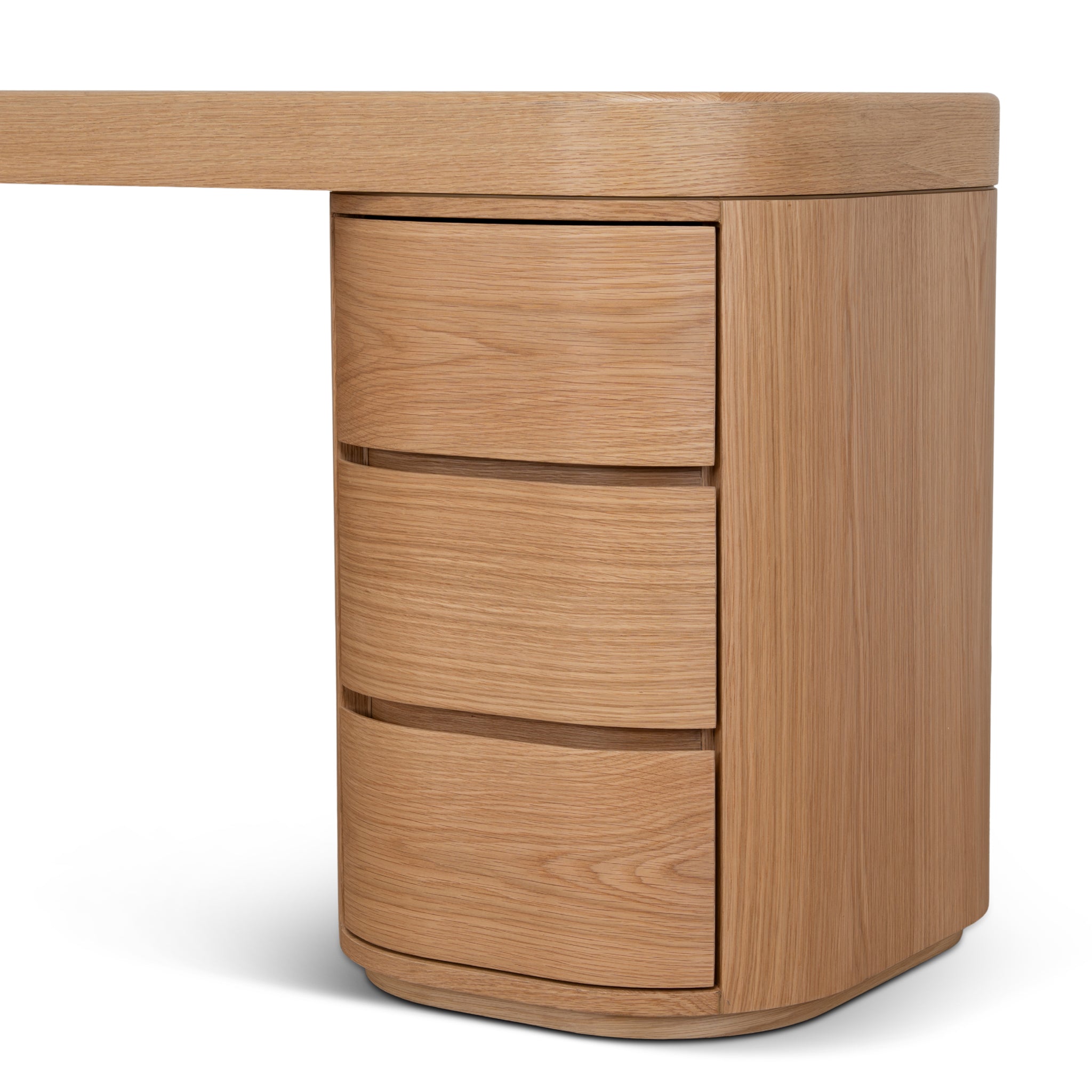 Solvia 1.7m Office Desk - Natural Oak