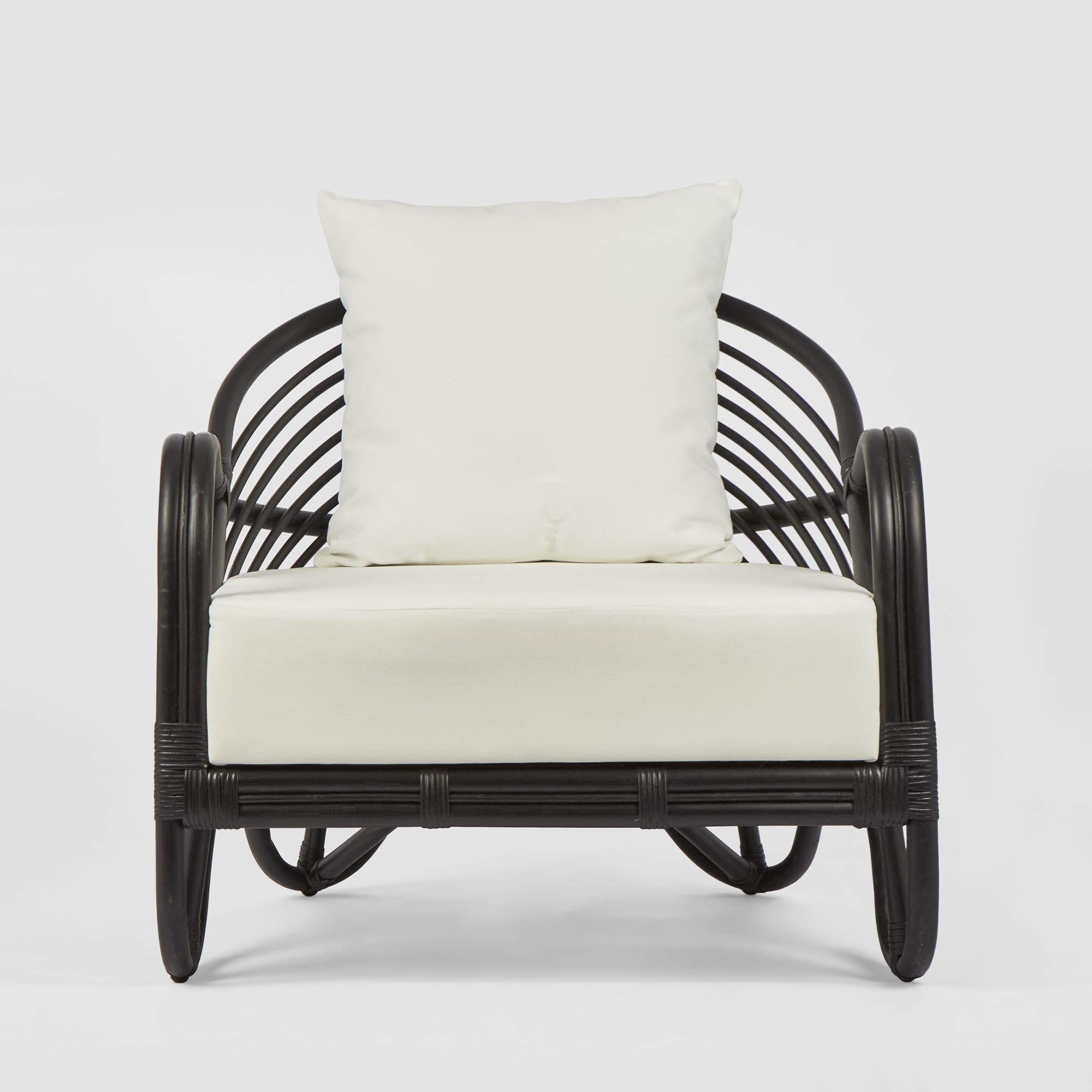 Alexis Armchair - Black & White