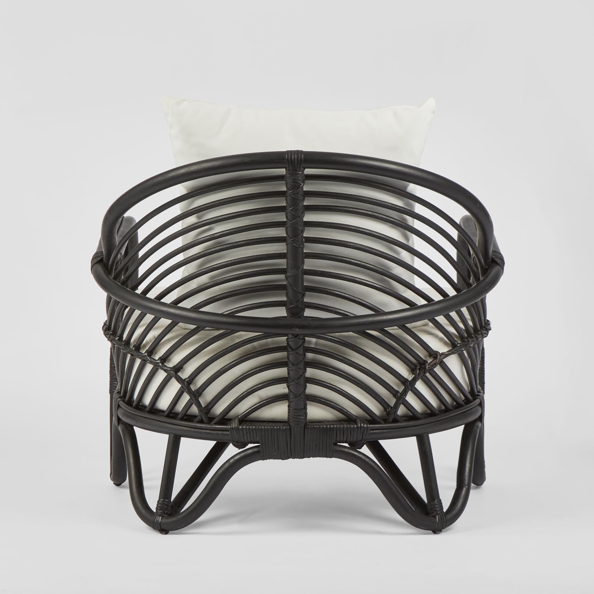 Alexis Armchair - Black & White