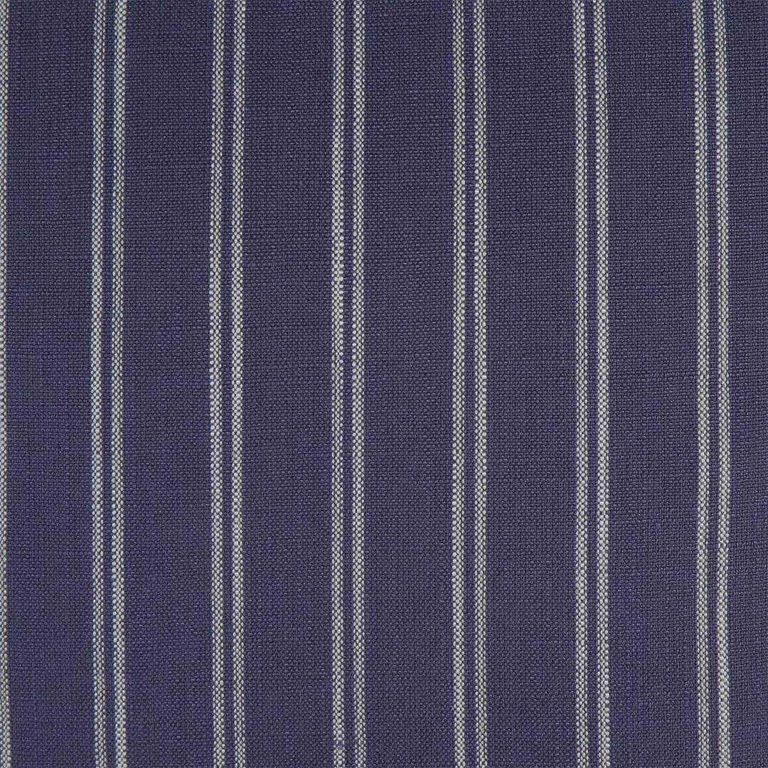 Coastal Stripe Cushion - Navy & White