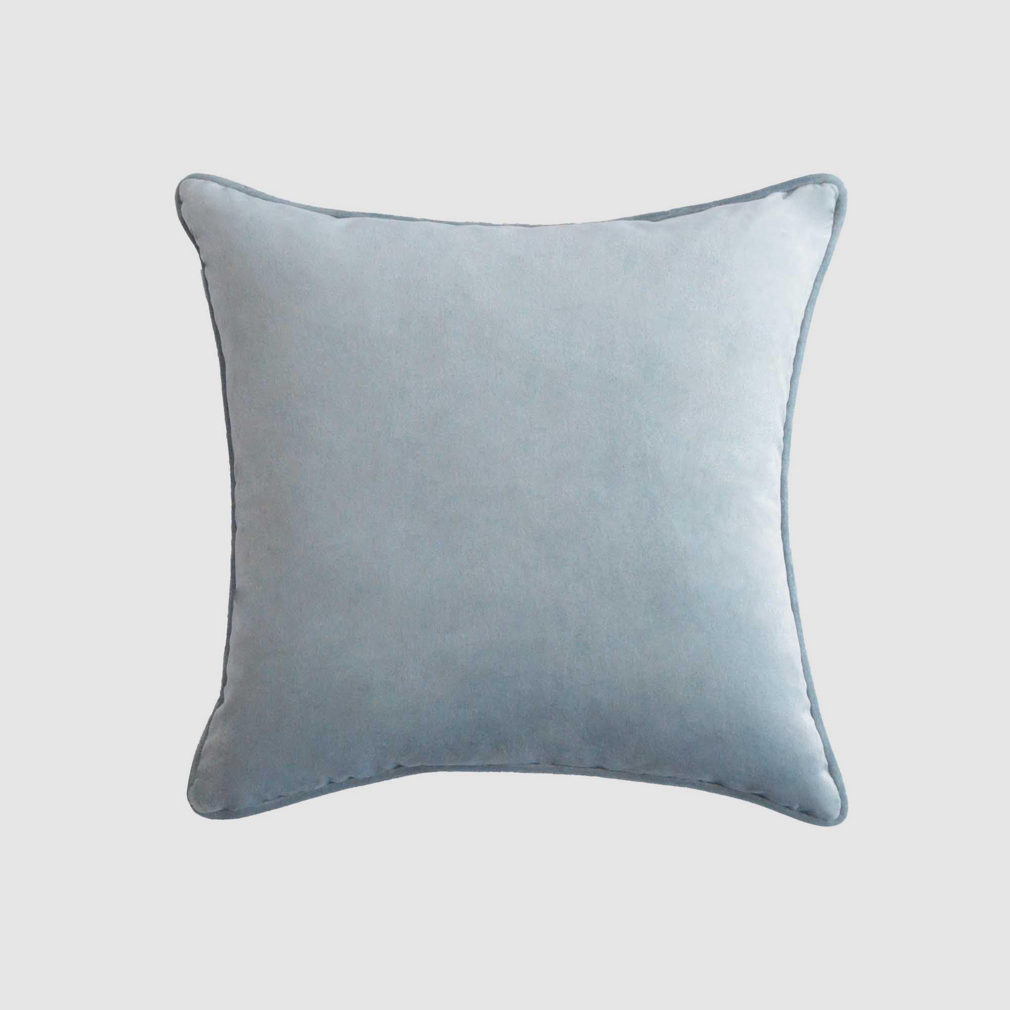 Azure Cushion - Light Blue Velvet