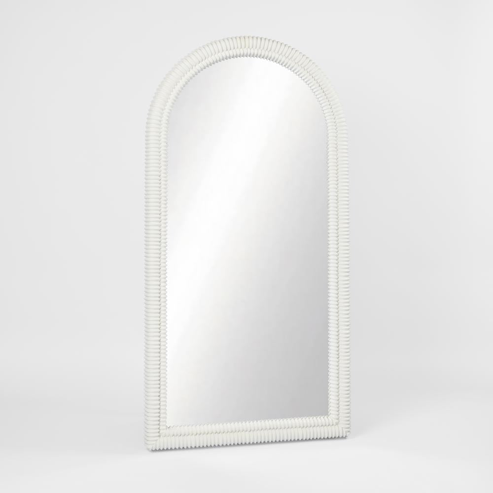 Fossil Arch Mirror - White