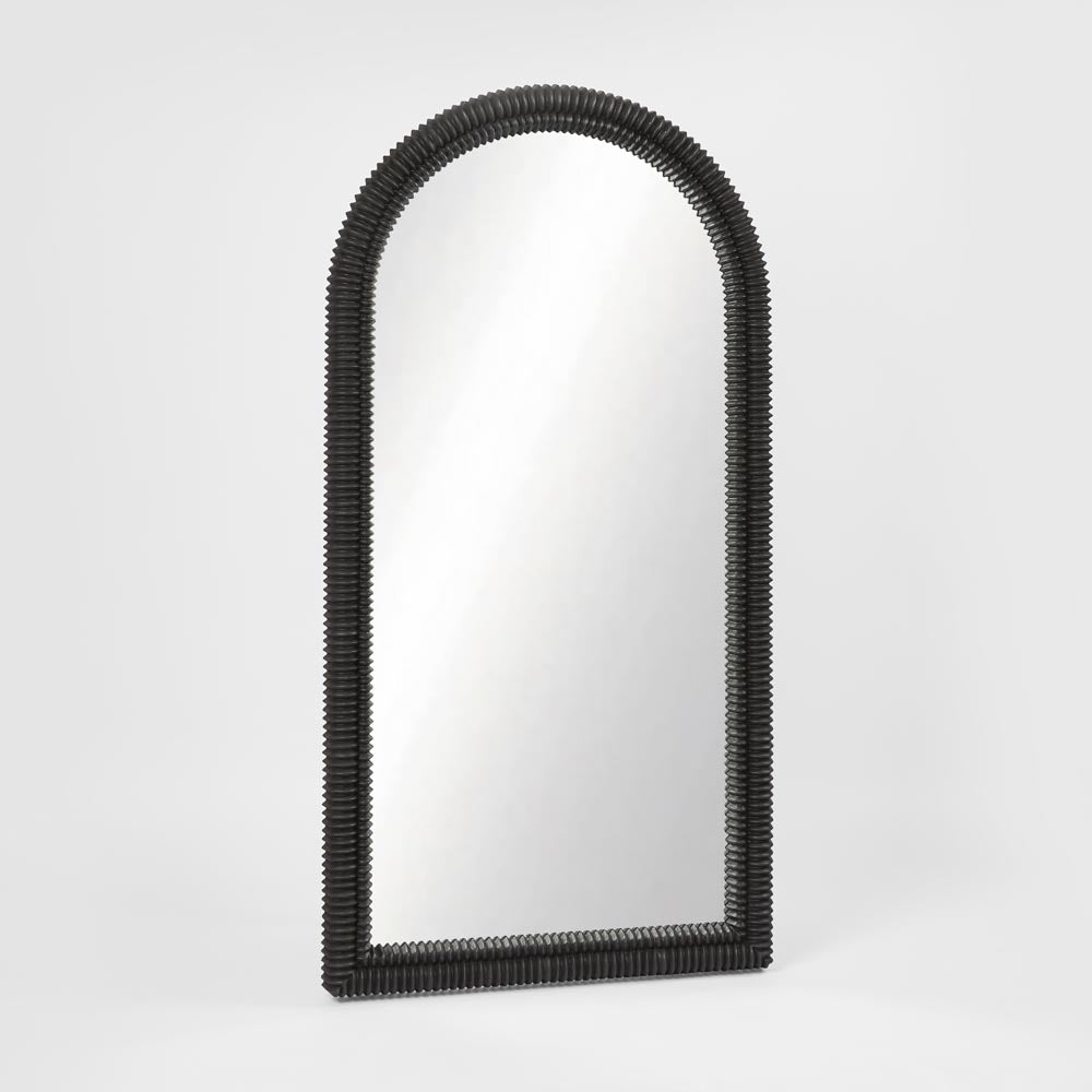 Fossil Arch Mirror - Black