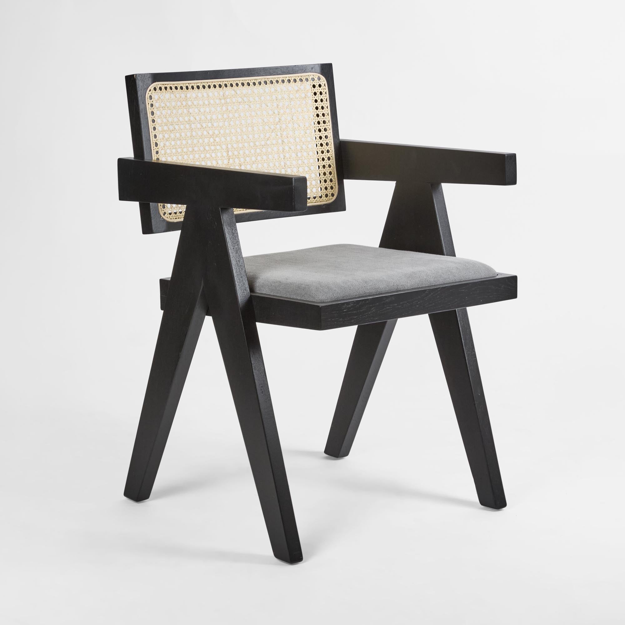 Lexi Scissor Leg Armchair - Black/Grey